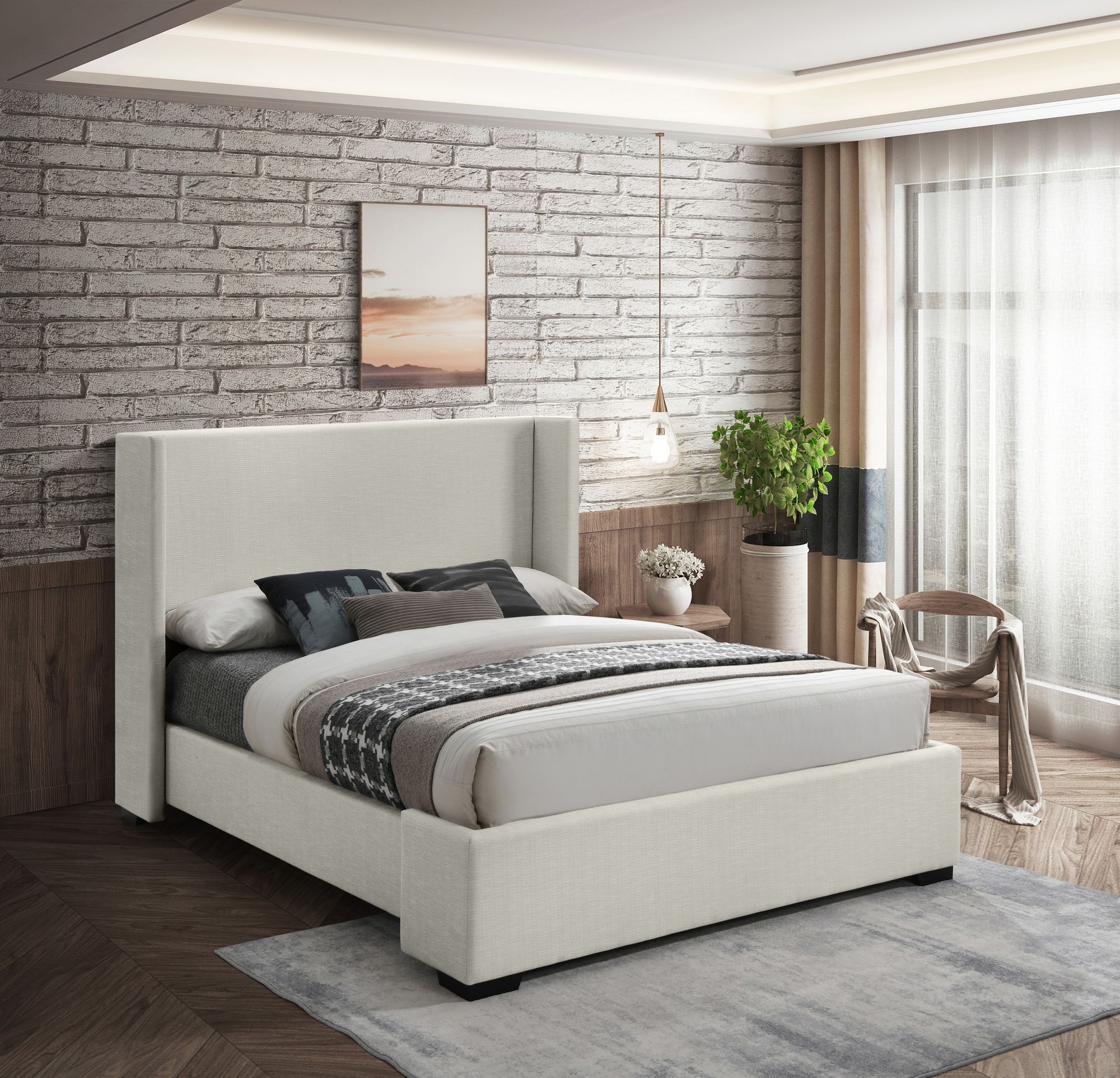 Oxford Linen Bed
