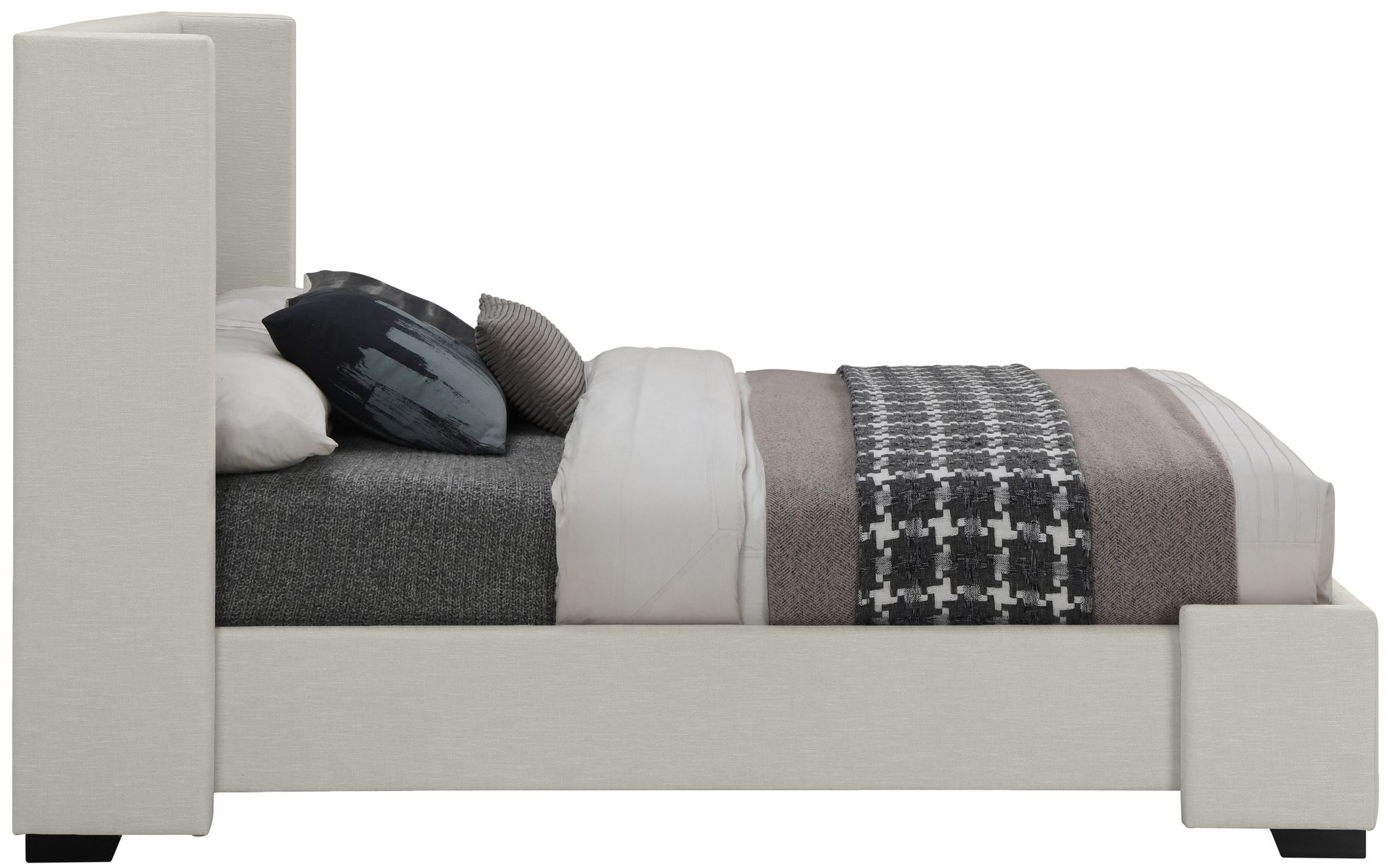 Oxford Linen Queen Size Bed