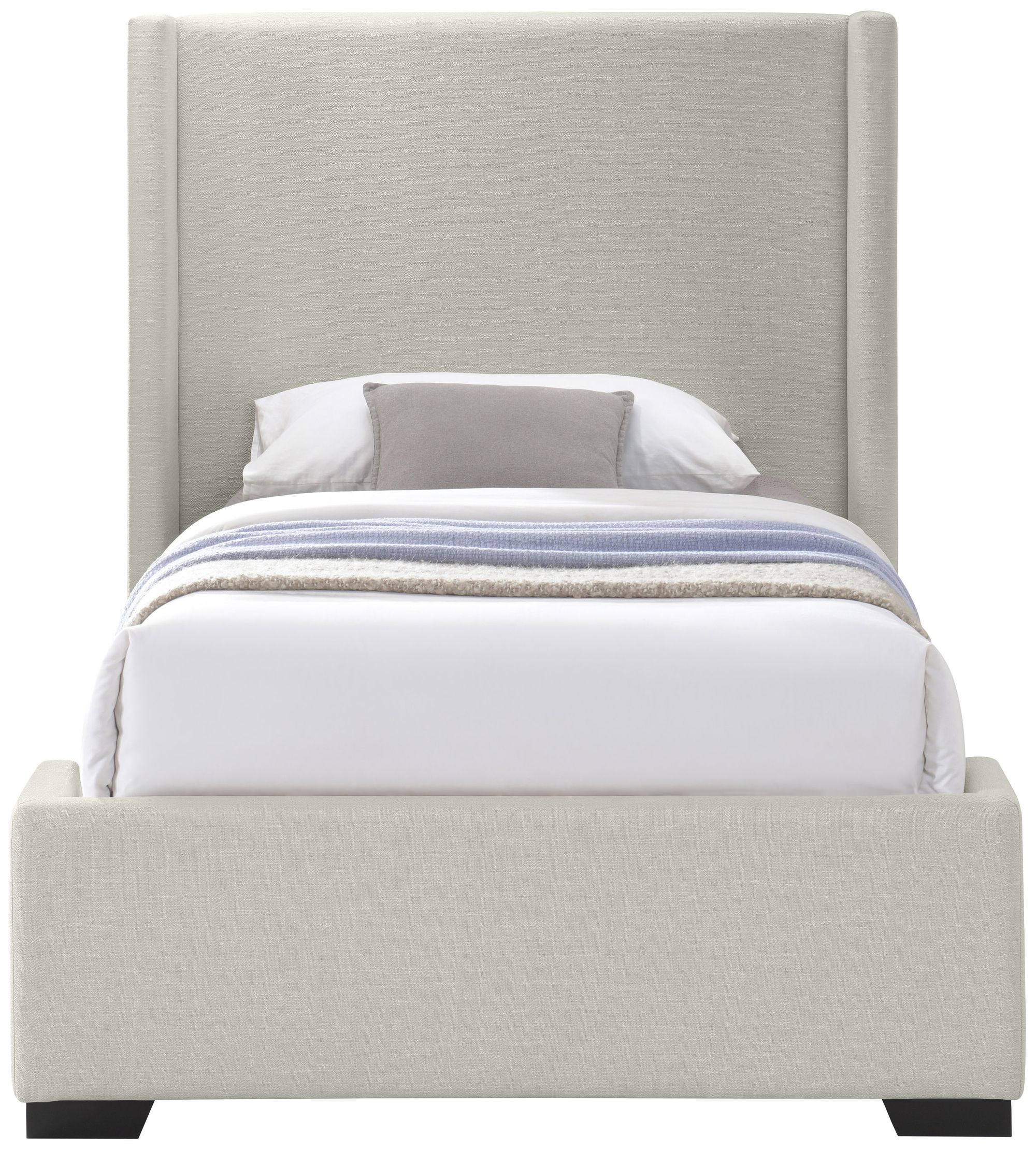 Oxford Linen Twin Size Bed