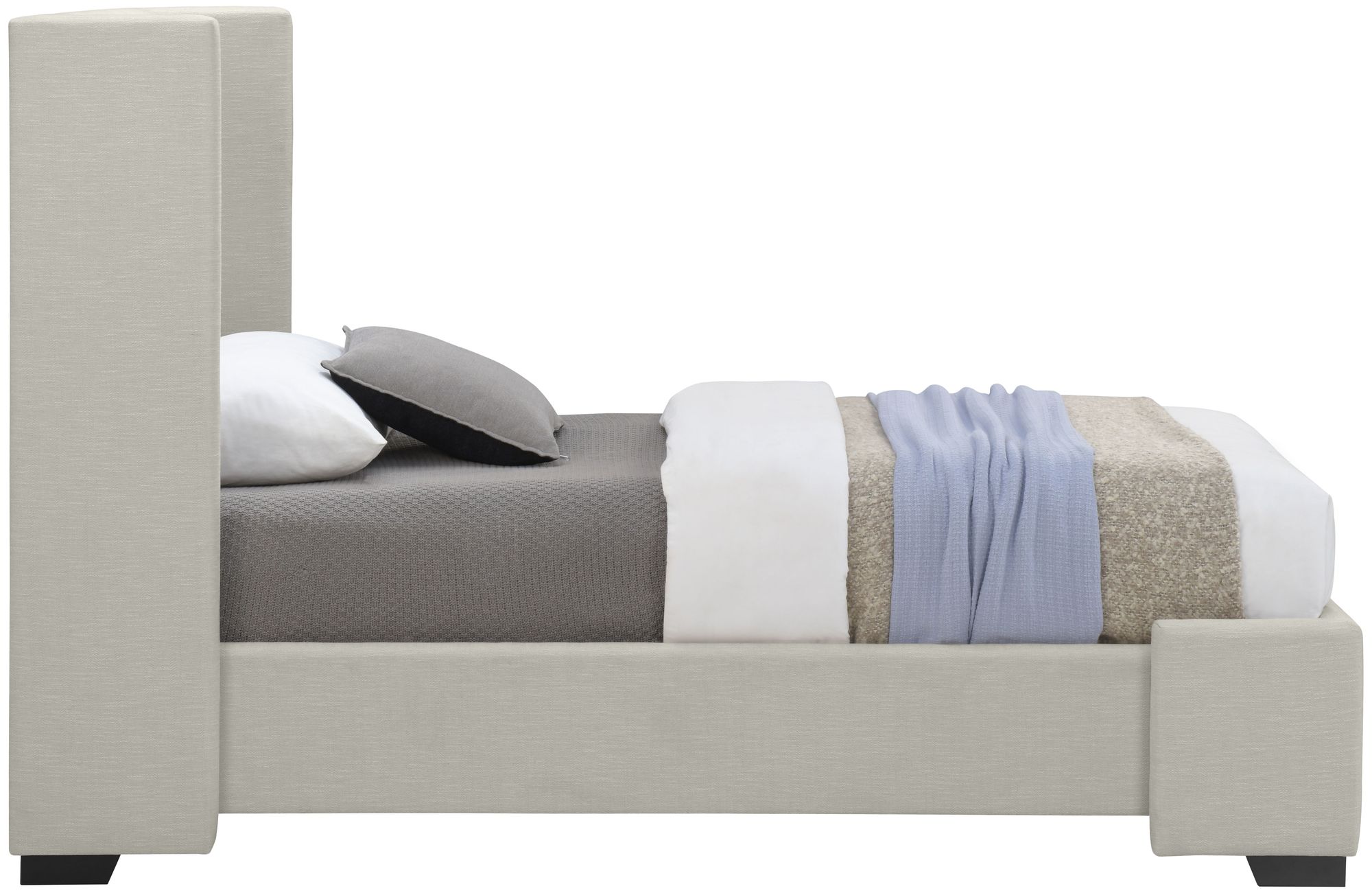 Oxford Linen Twin Size Bed