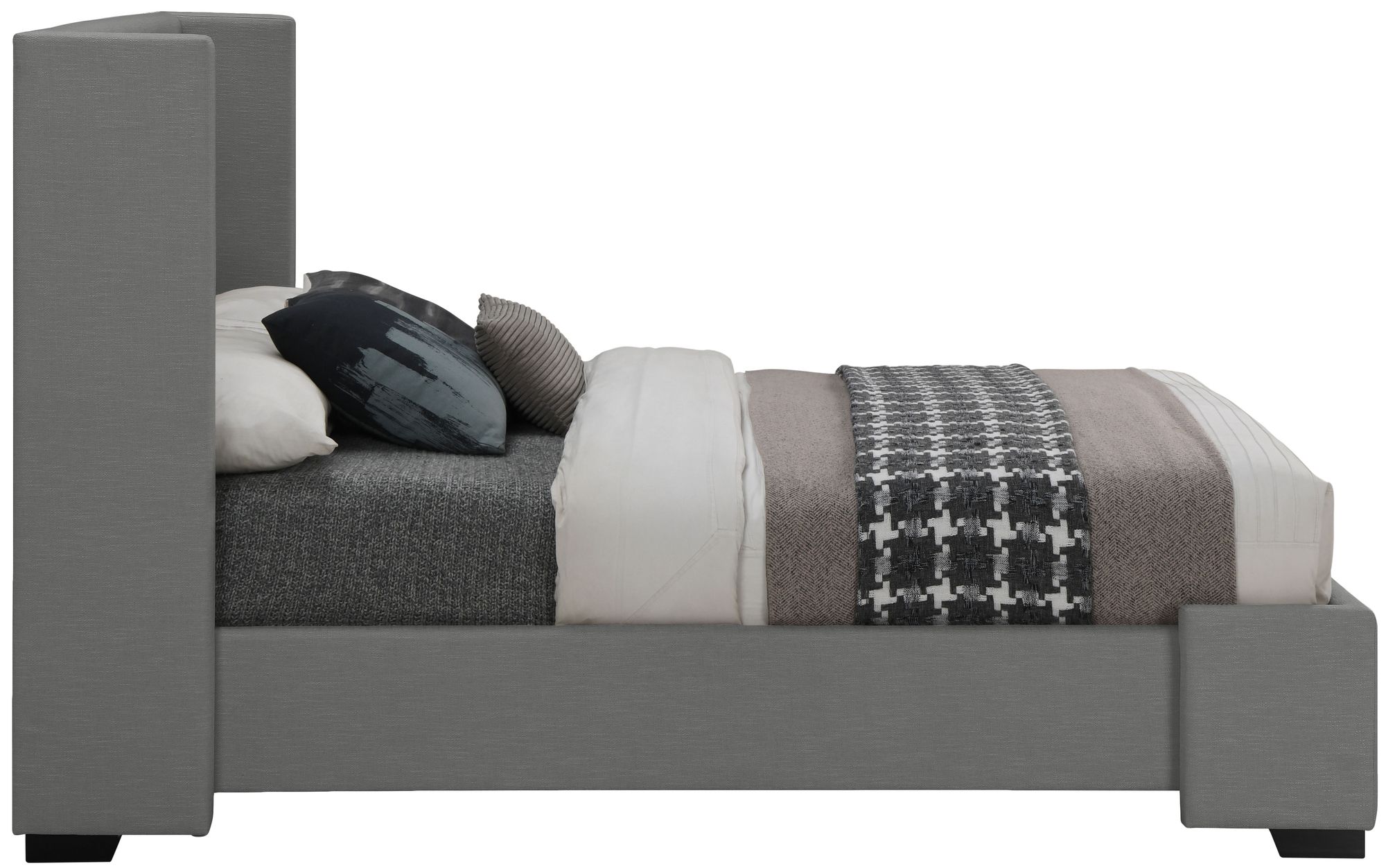Oxford Linen King Size Bed