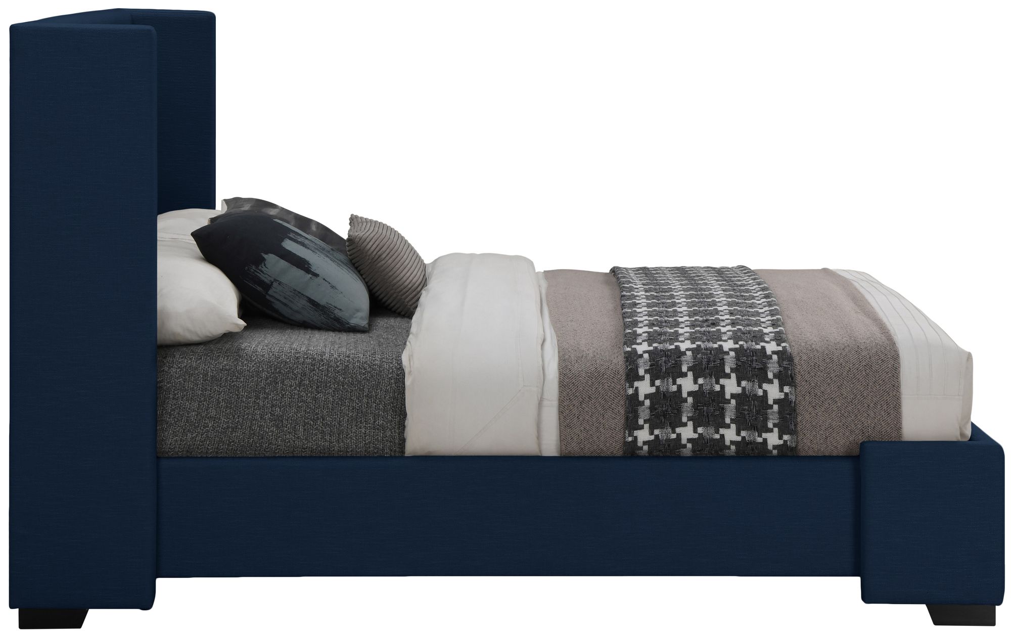 Oxford Linen King Size Bed