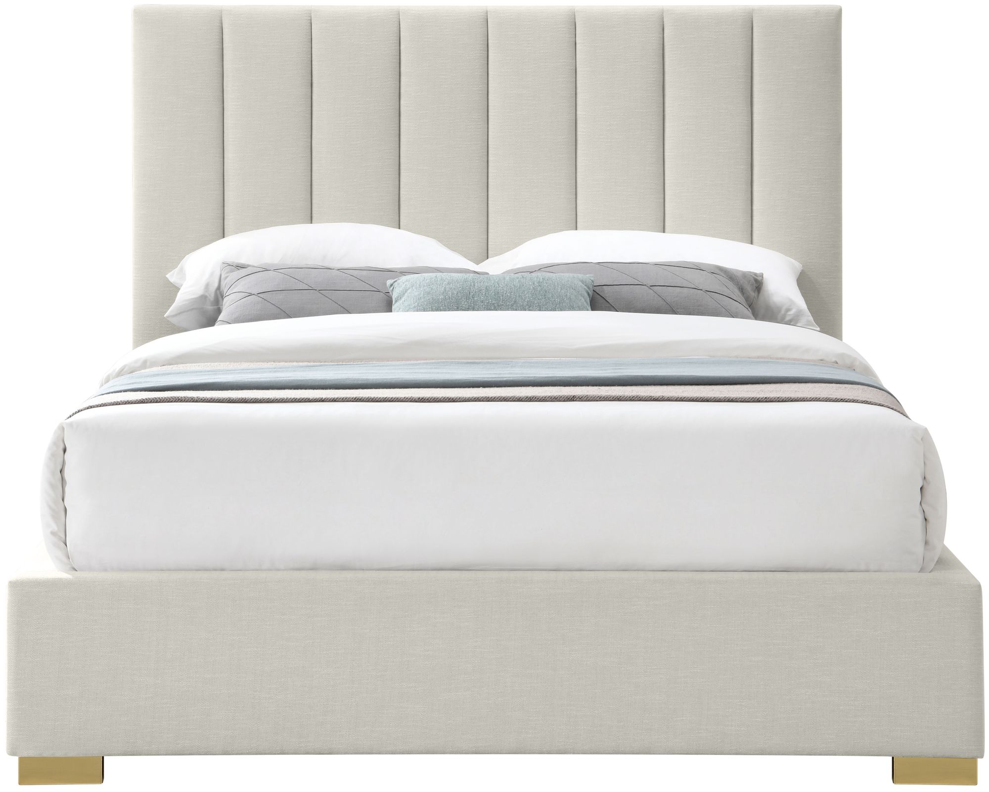 Pierce Linen Full Size Bed