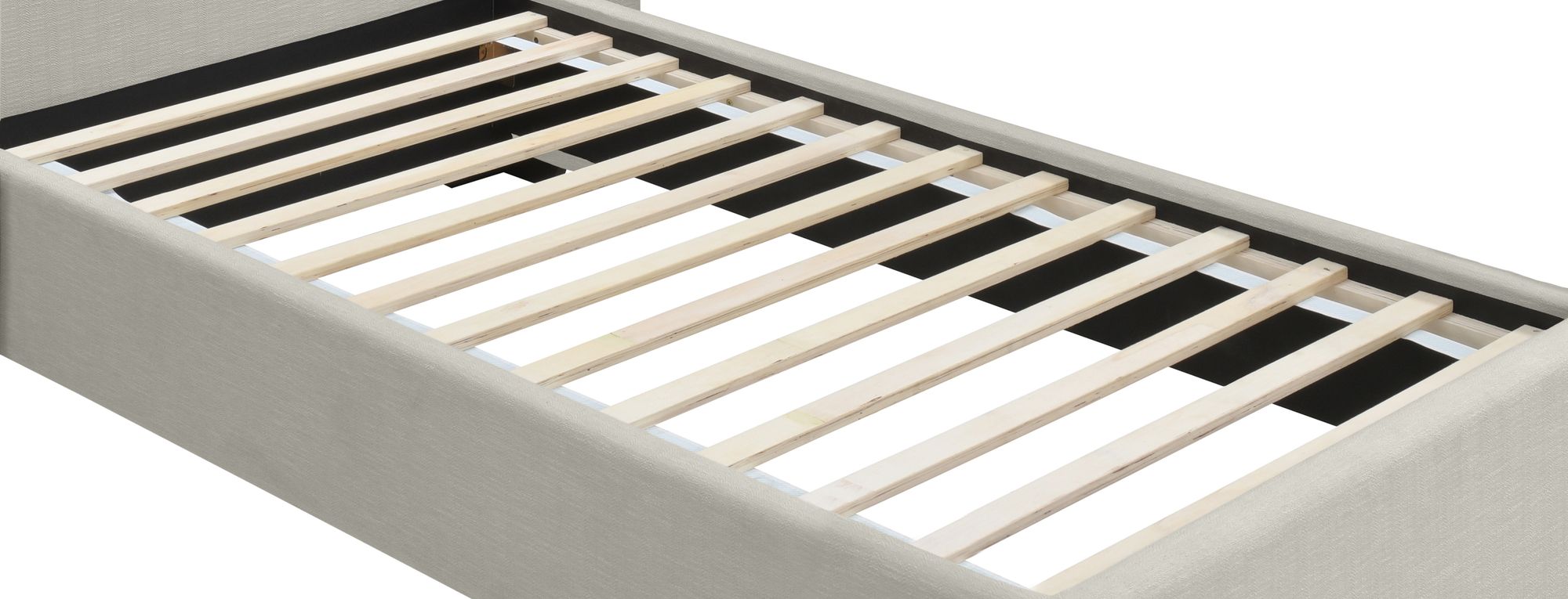 Pierce Linen Twin Size Bed