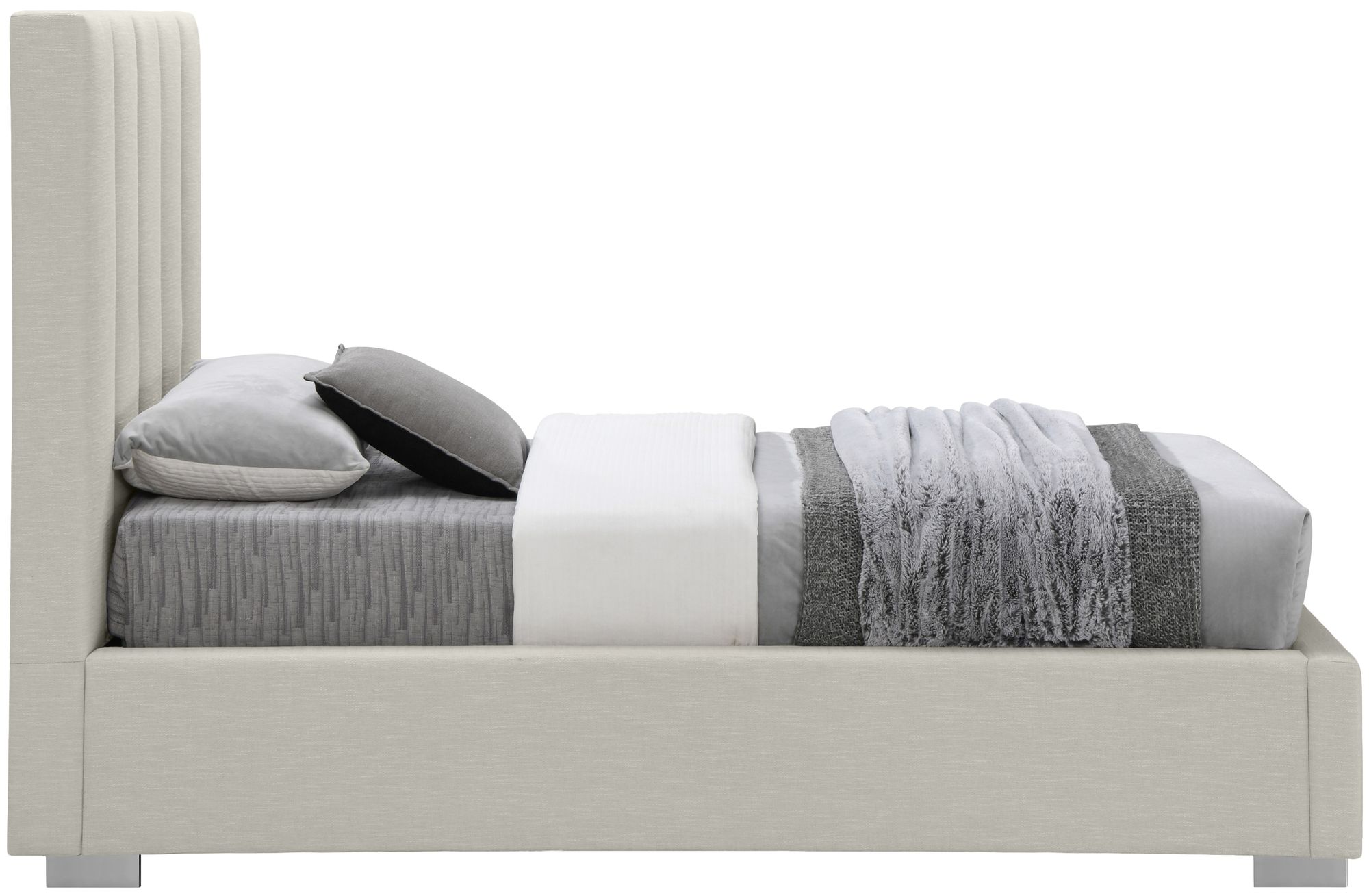 Pierce Linen Twin Size Bed