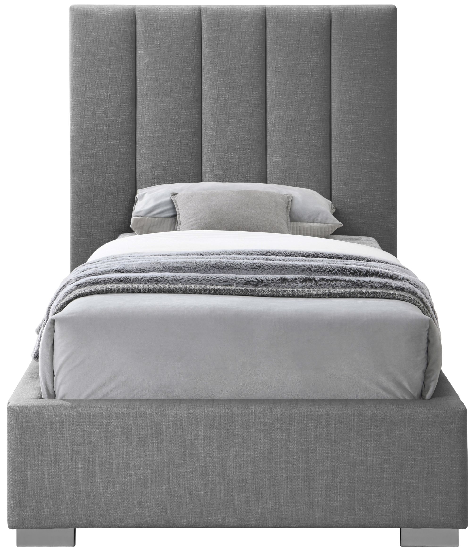 Pierce Linen Twin Size Bed