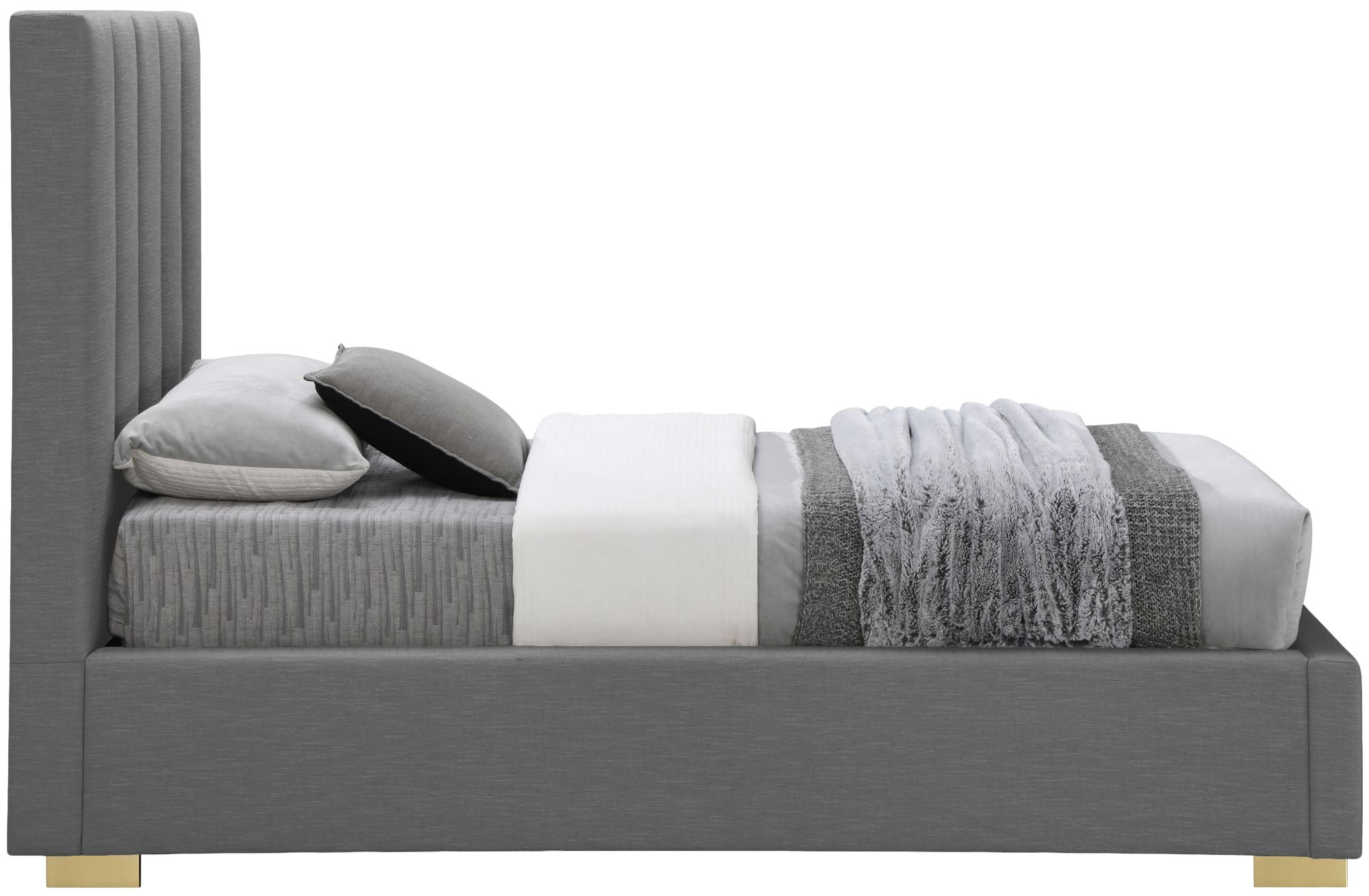 Pierce Linen Twin Size Bed