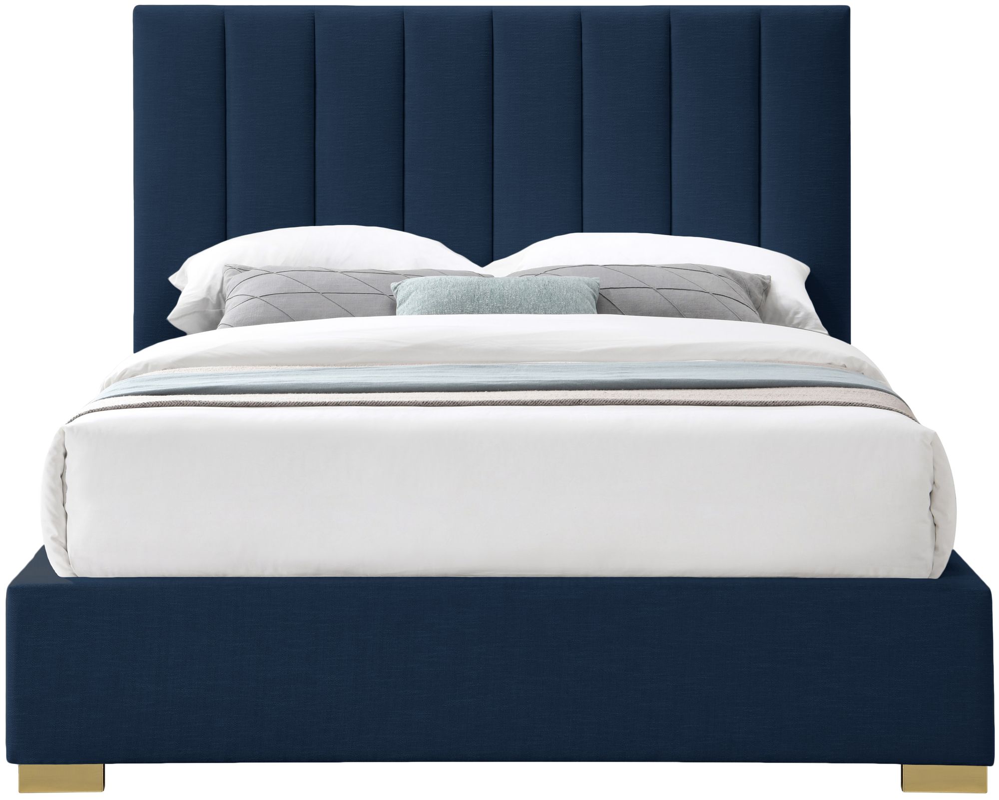 Pierce Linen Full Size Bed