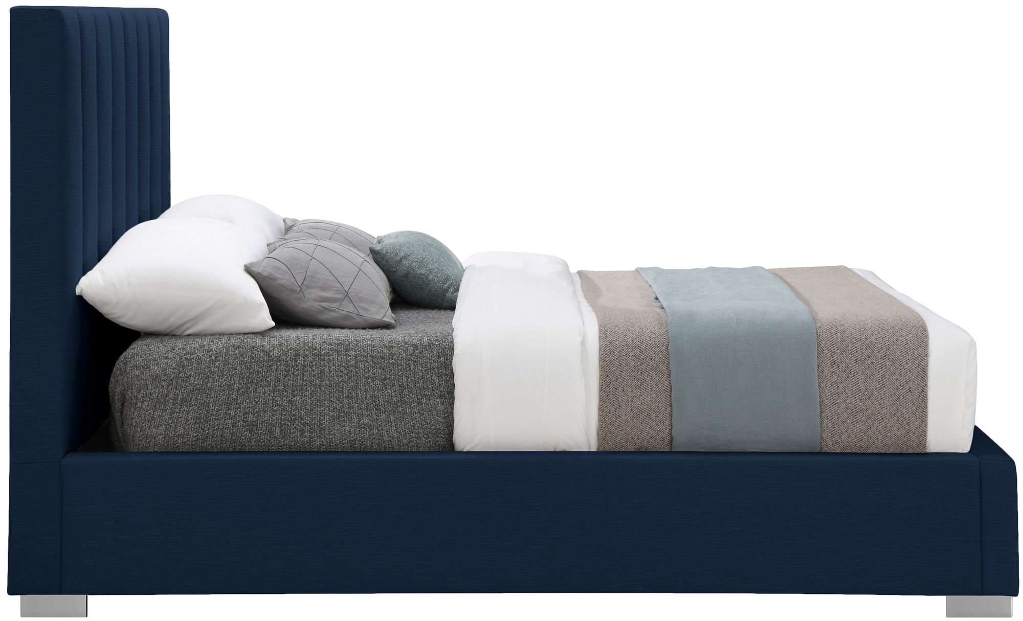 Pierce Linen Queen Size Bed