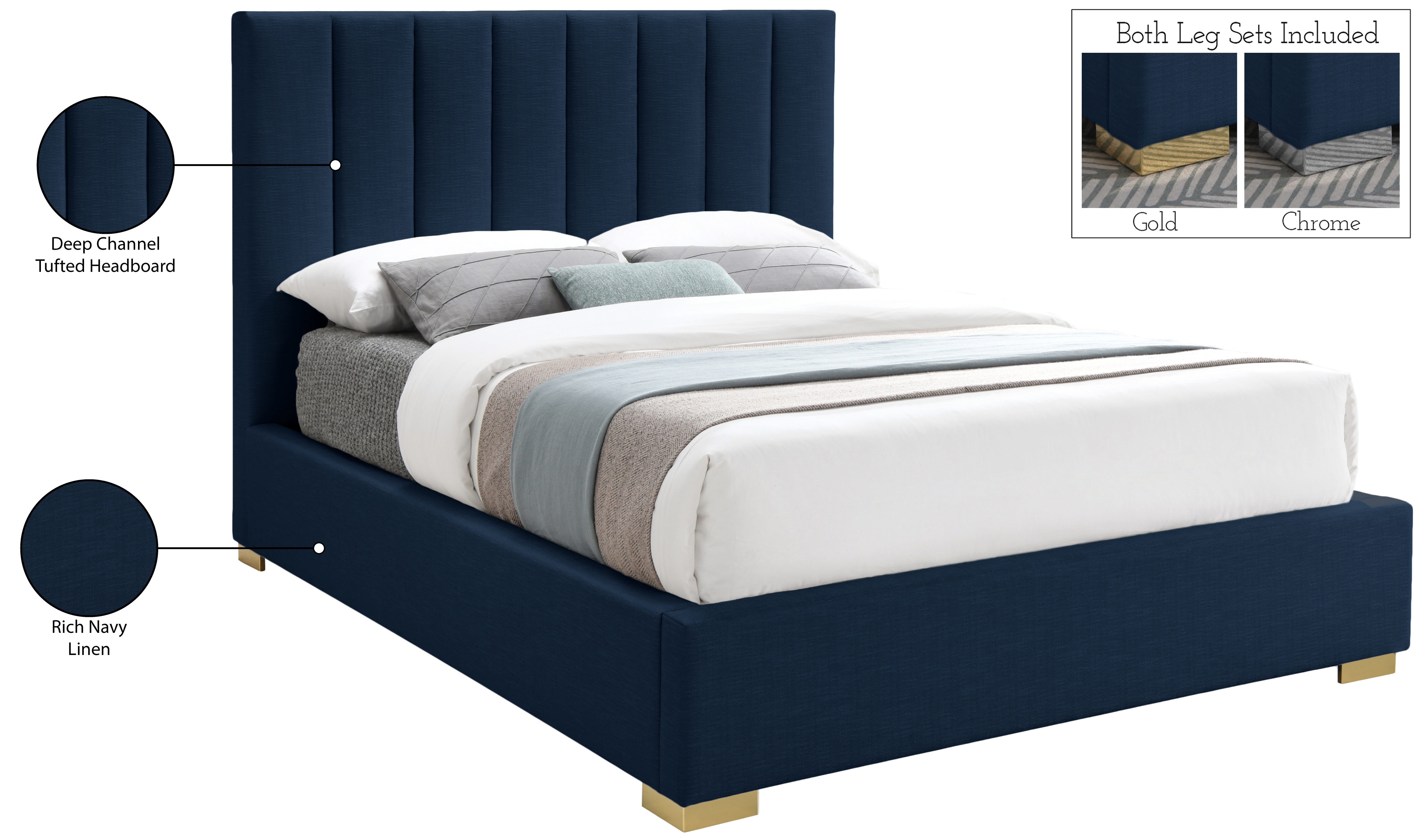 Pierce Linen Bed