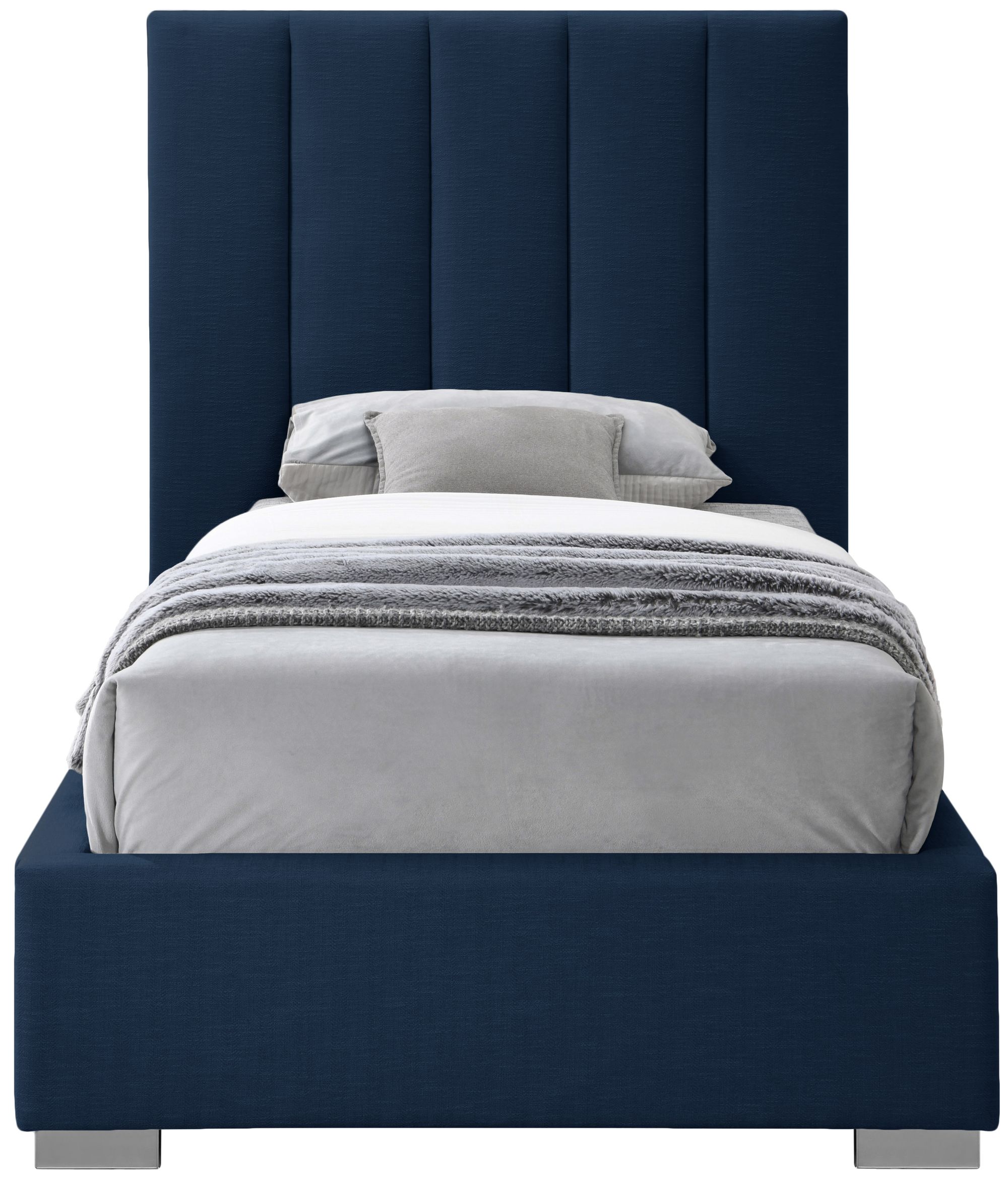 Pierce Linen Twin Size Bed