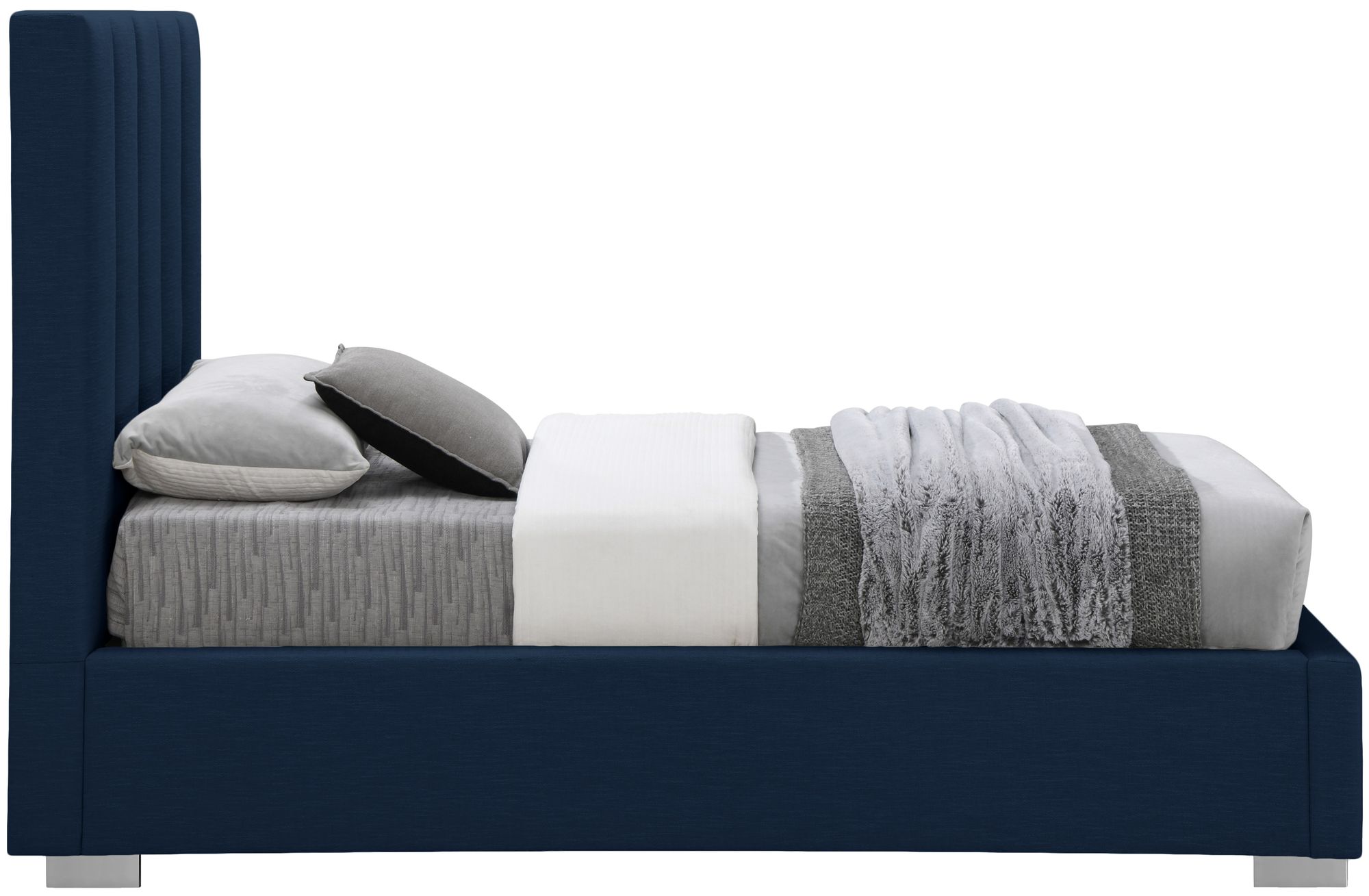 Pierce Linen Twin Size Bed