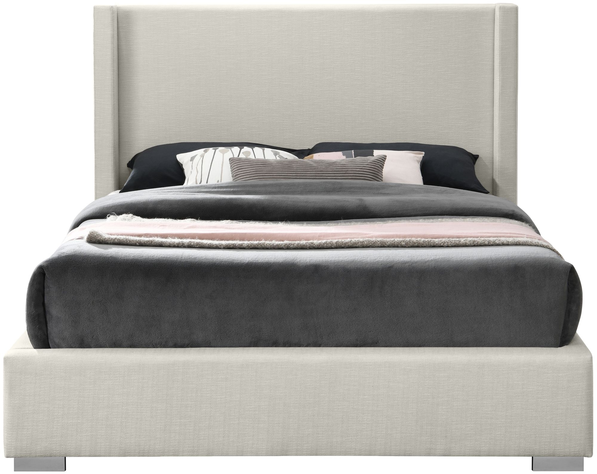 Royce Linen Fabric Bed