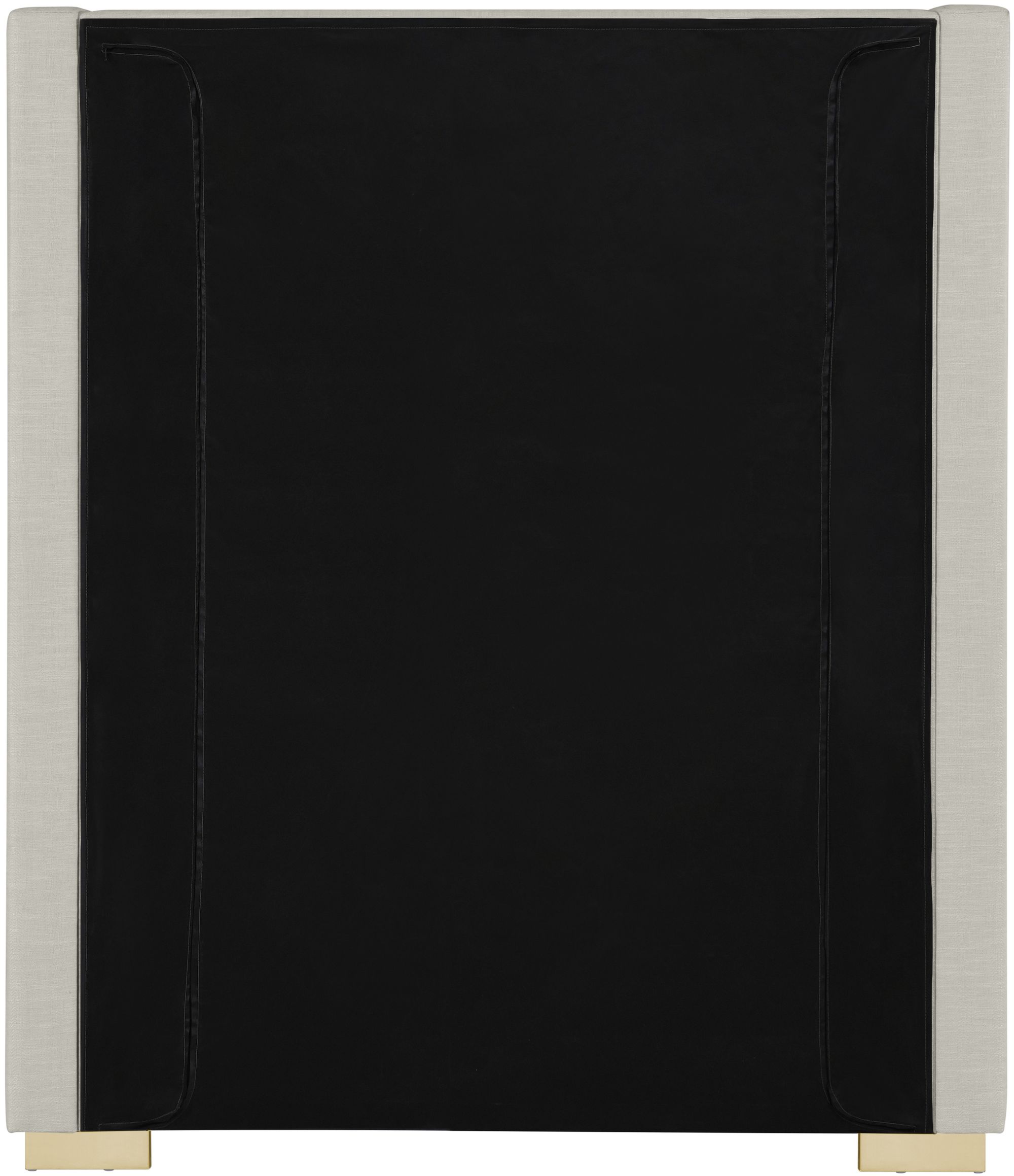 Royce Linen Fabric Twin Size Bed