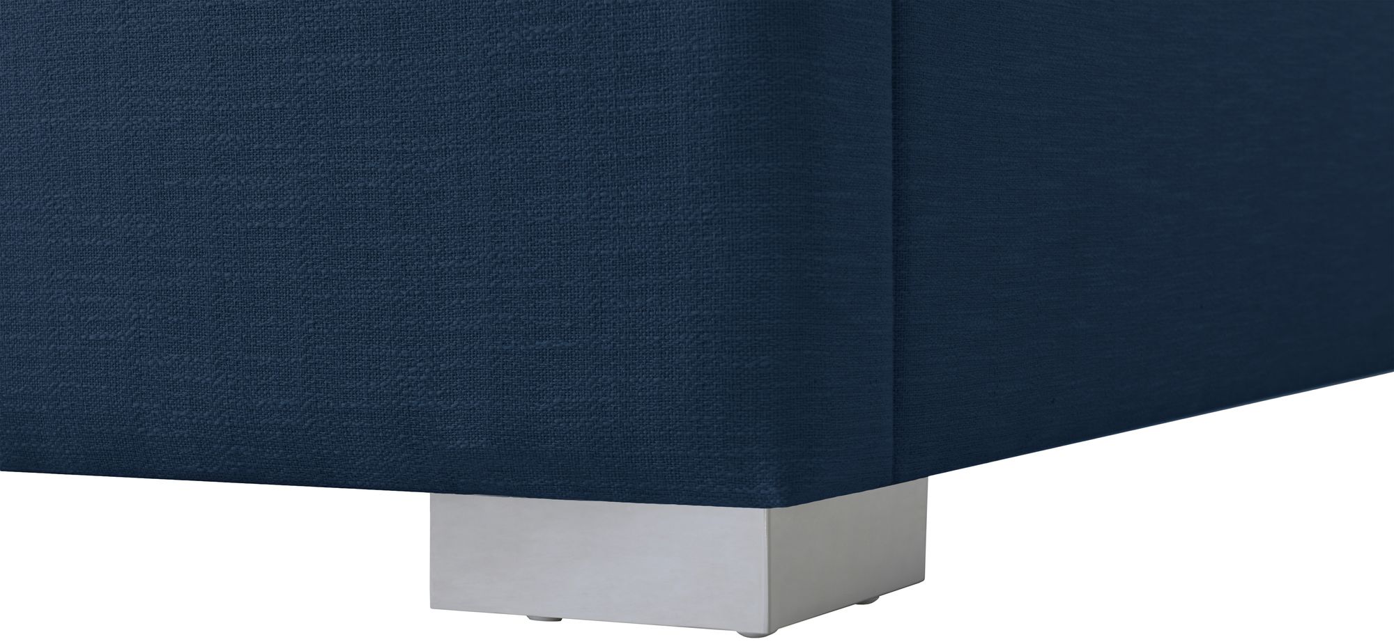 Royce Linen Fabric Twin Size Bed