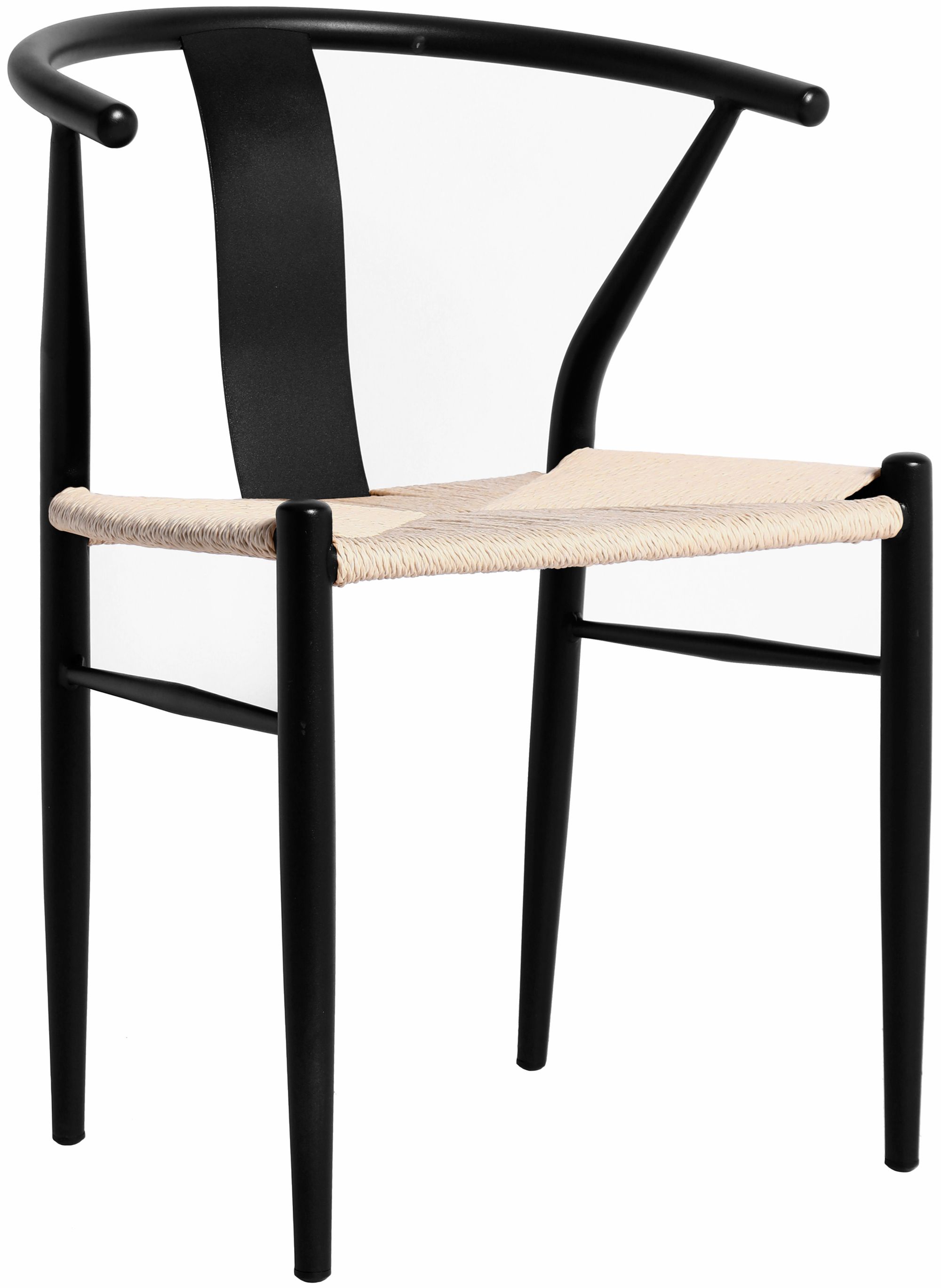 Beck Dining Chair with Metal Legs & Frame