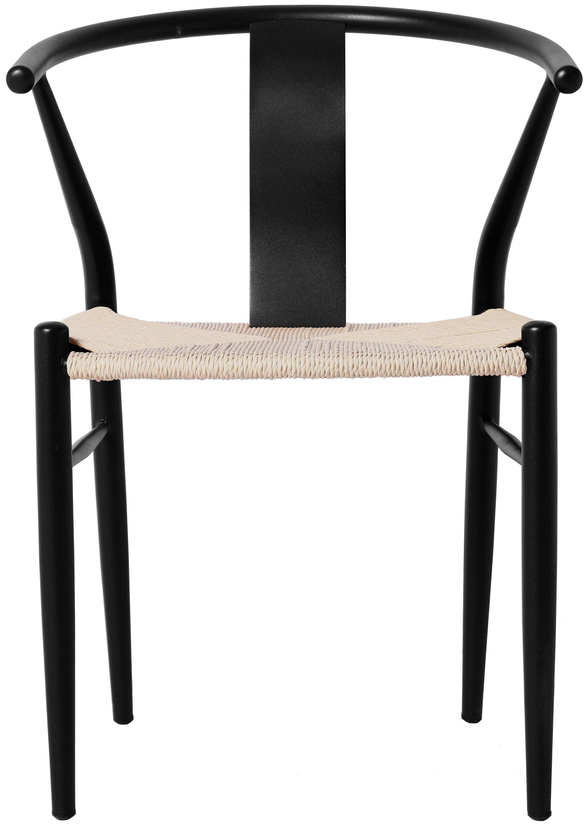 Beck Dining Chair with Metal Legs & Frame