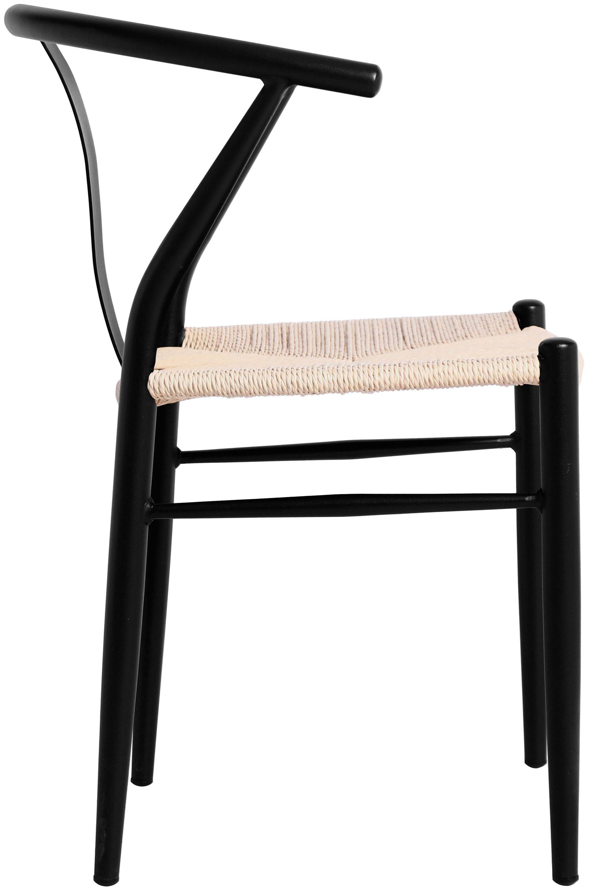 Beck Dining Chair with Metal Legs & Frame