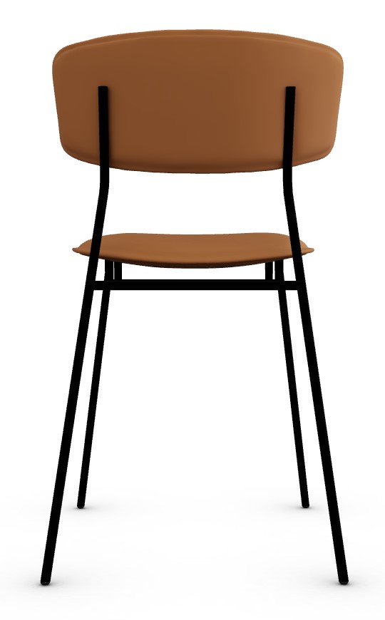 Fifties Upholstery/Metal Dining Chair