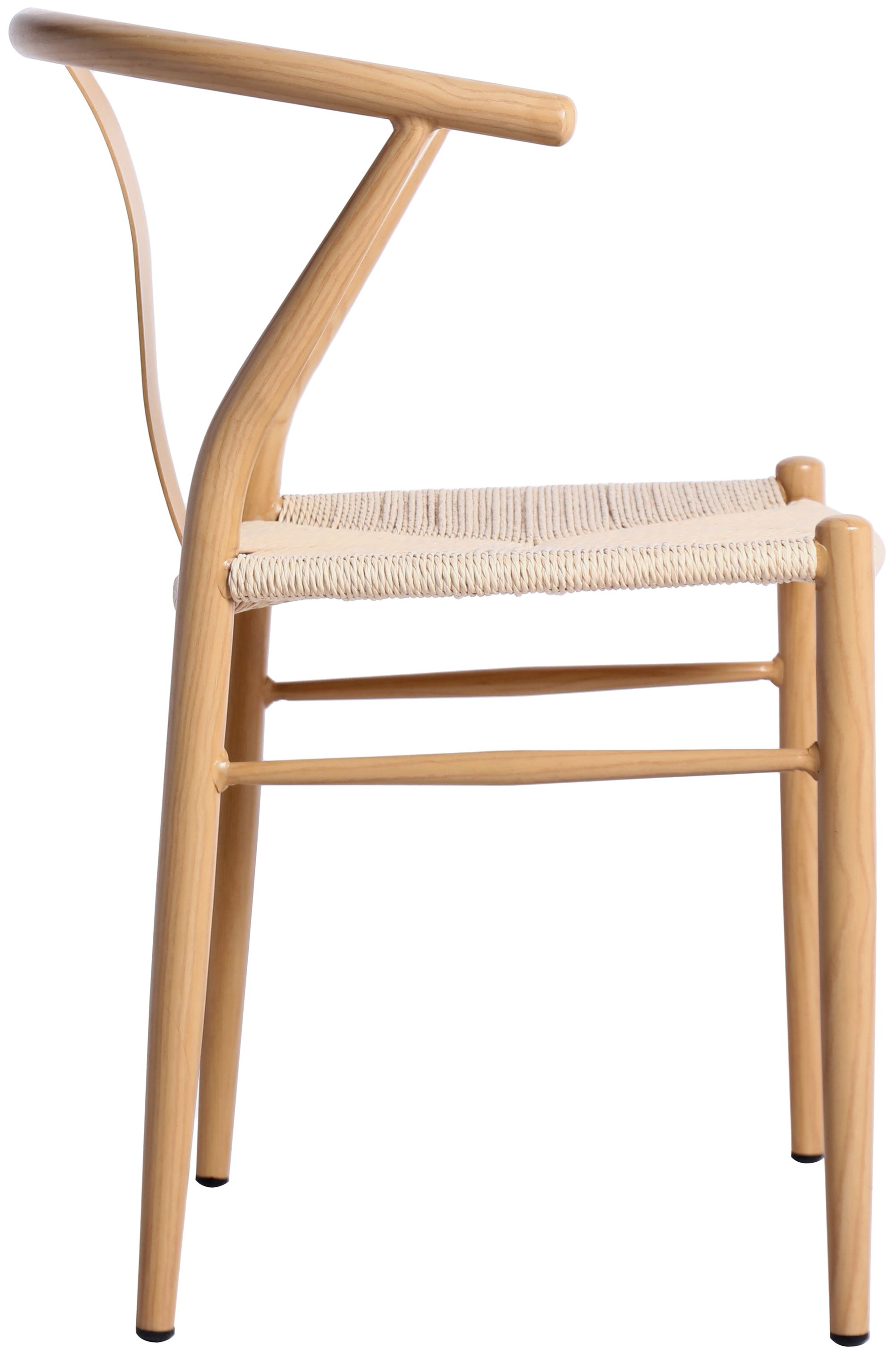 Beck Dining Chair with Metal Legs & Frame