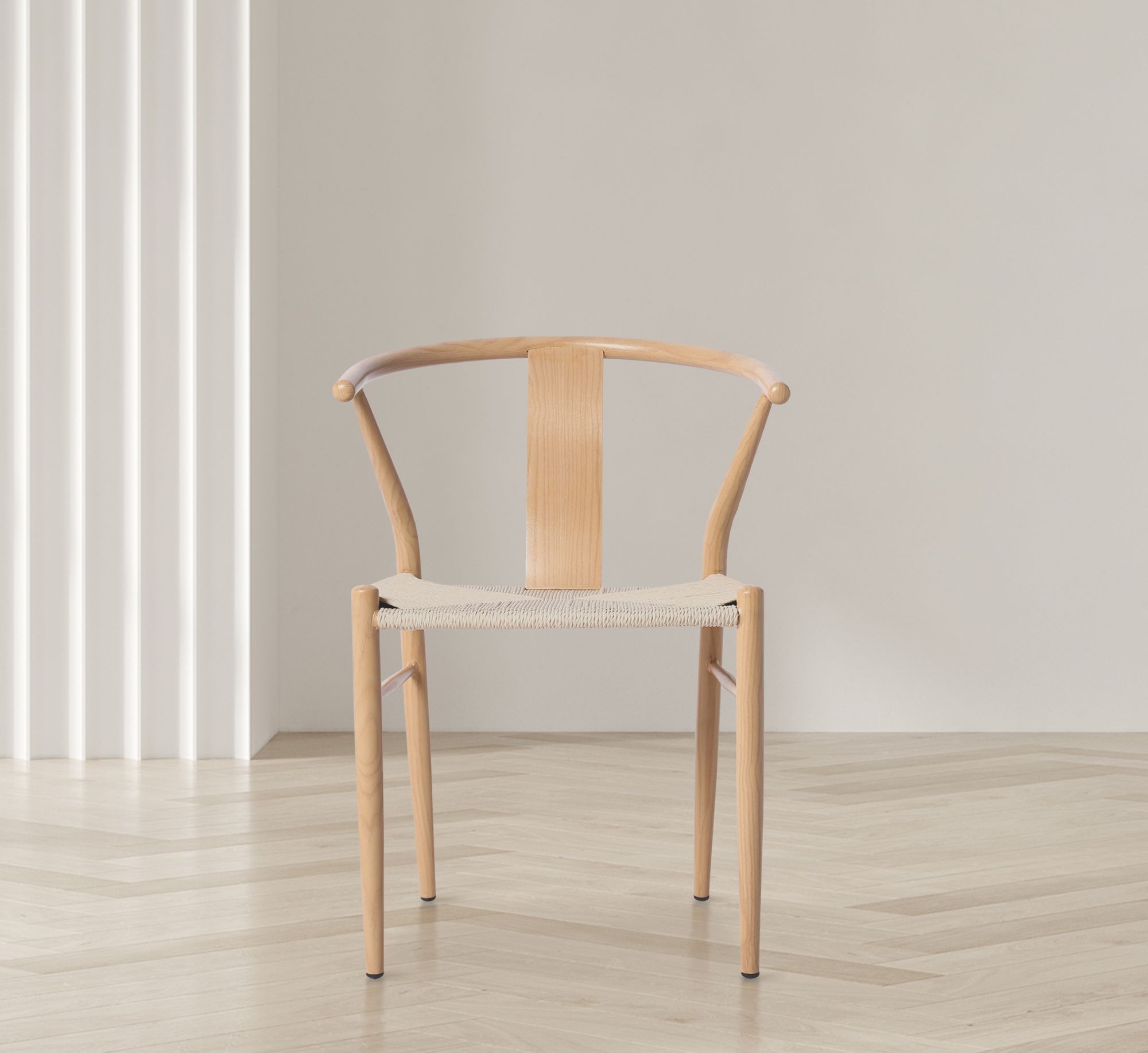 Beck Dining Chair with Metal Legs & Frame
