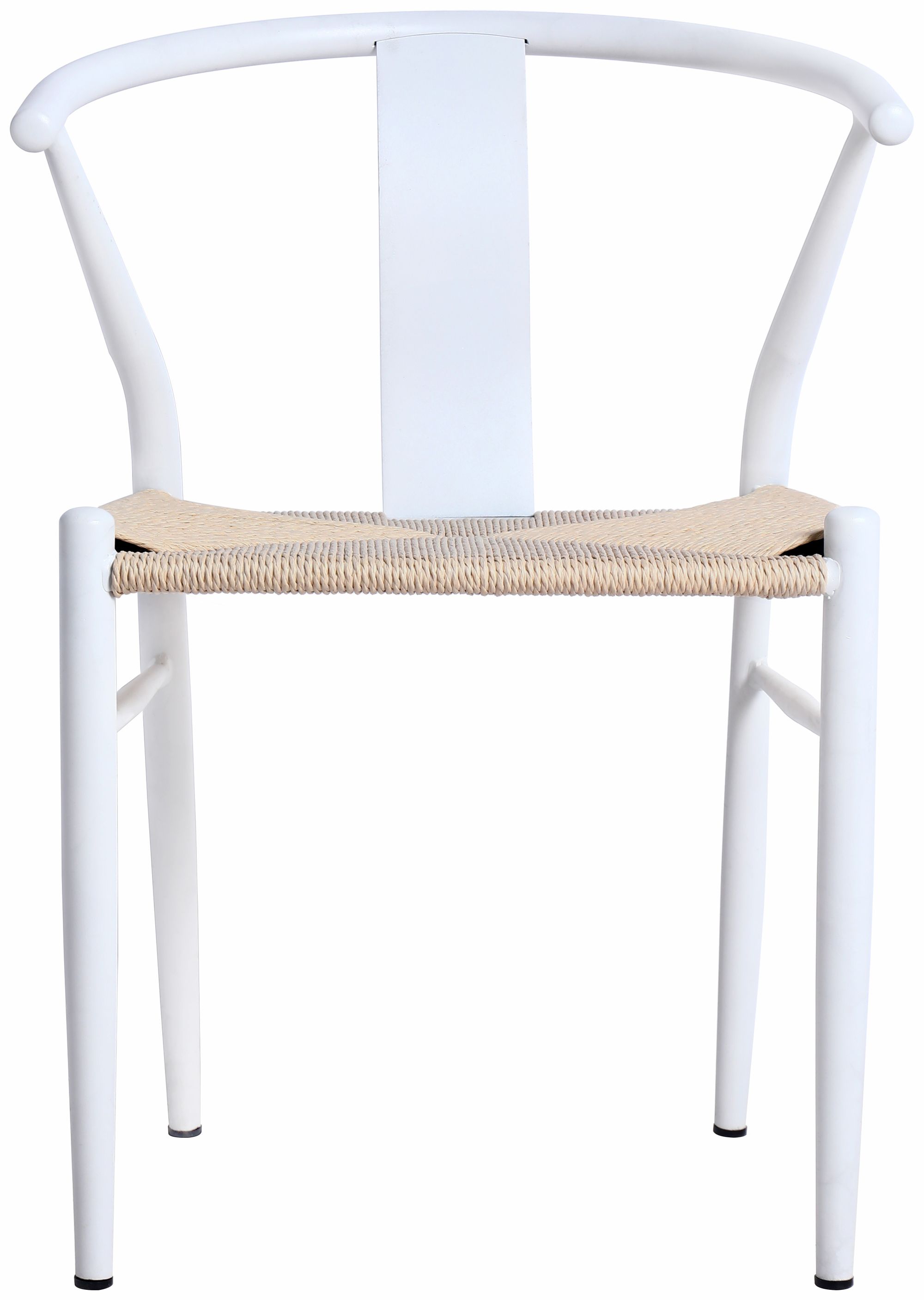 Beck Dining Chair with Matte Black Metal Legs & Frame