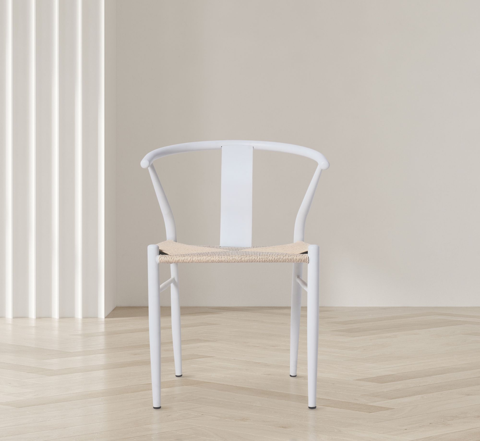 Beck Dining Chair with Metal Legs & Frame
