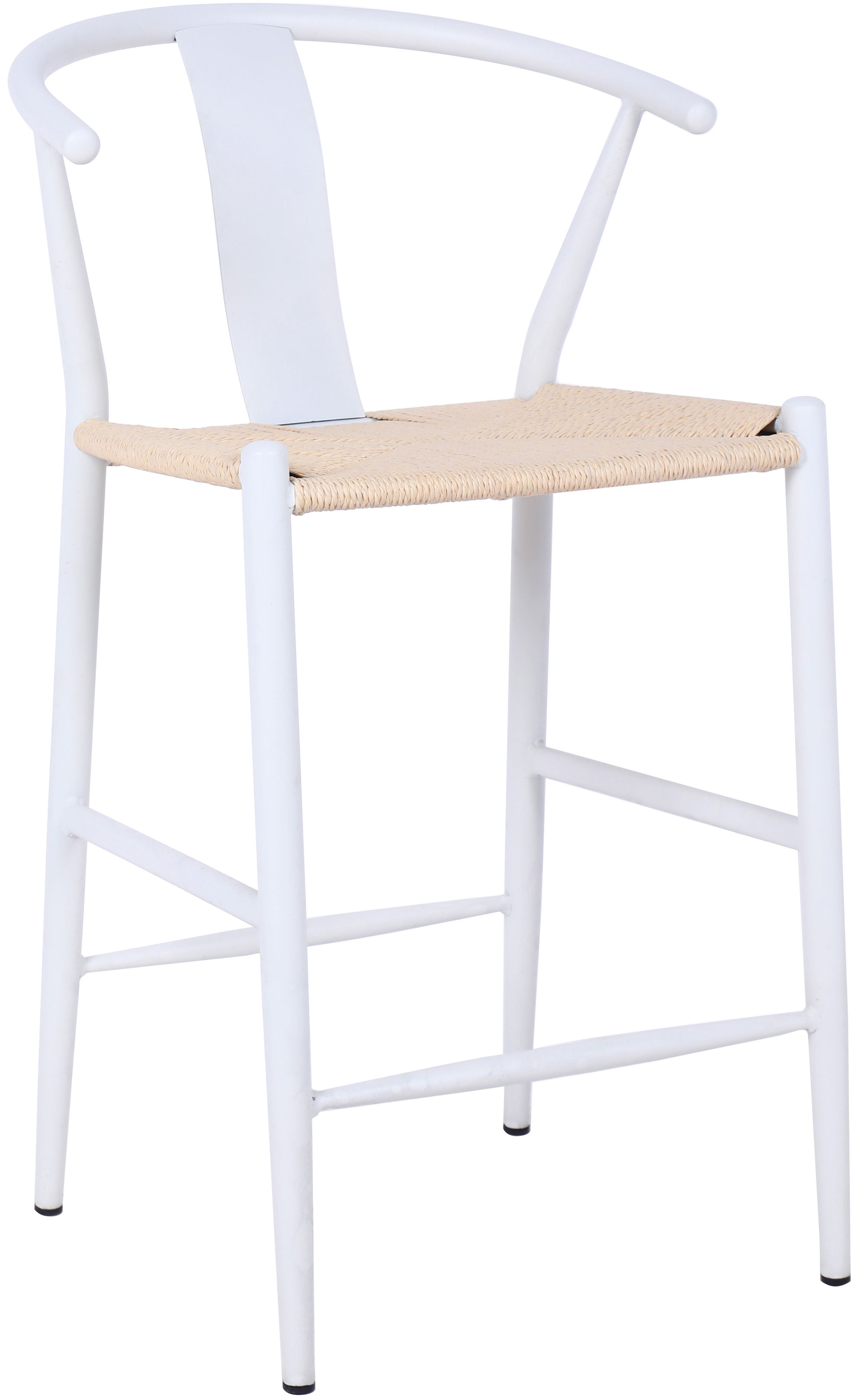 Beck Rope Stool with Metal Legs