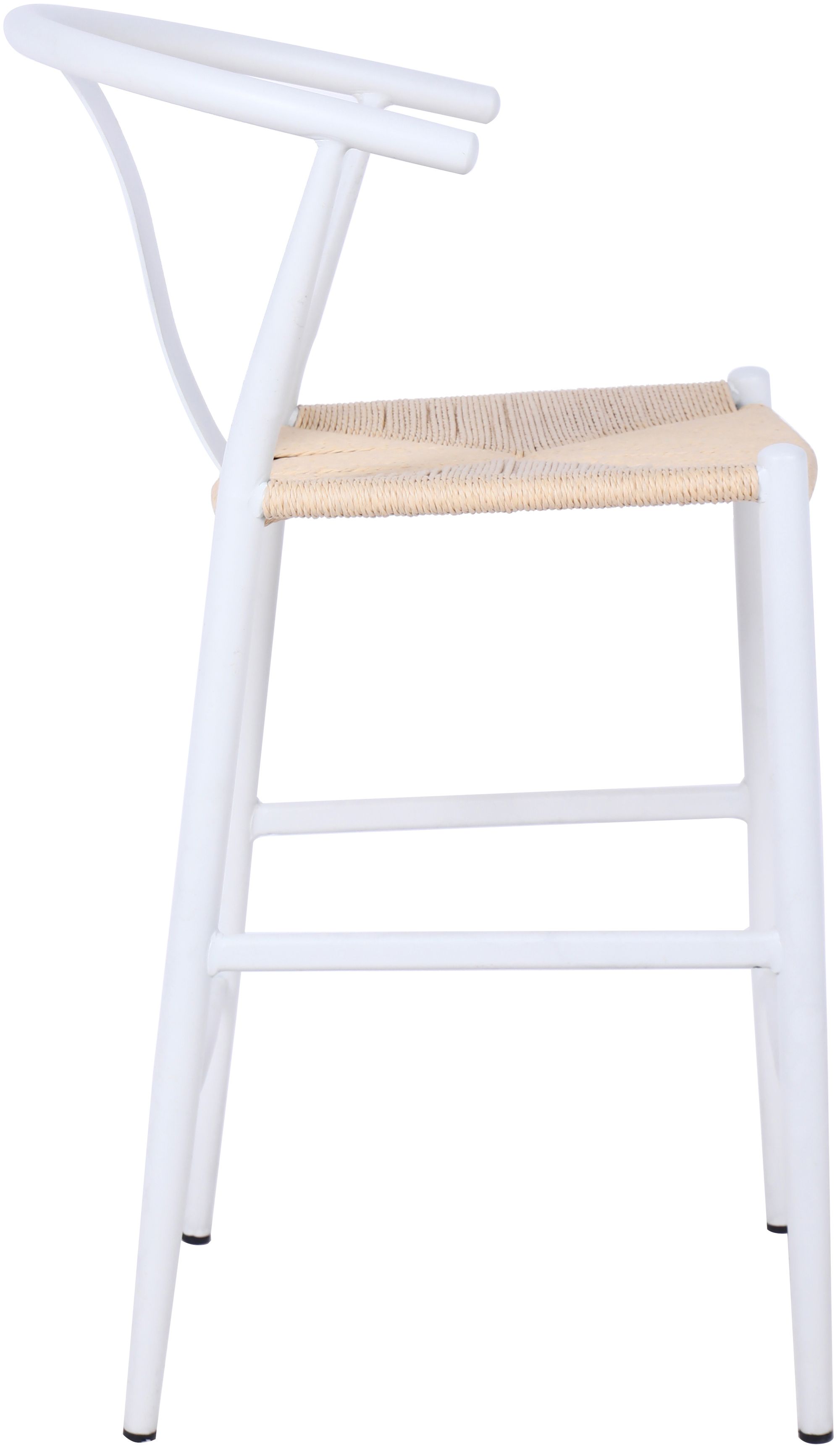 Beck Rope Stool with Metal Legs