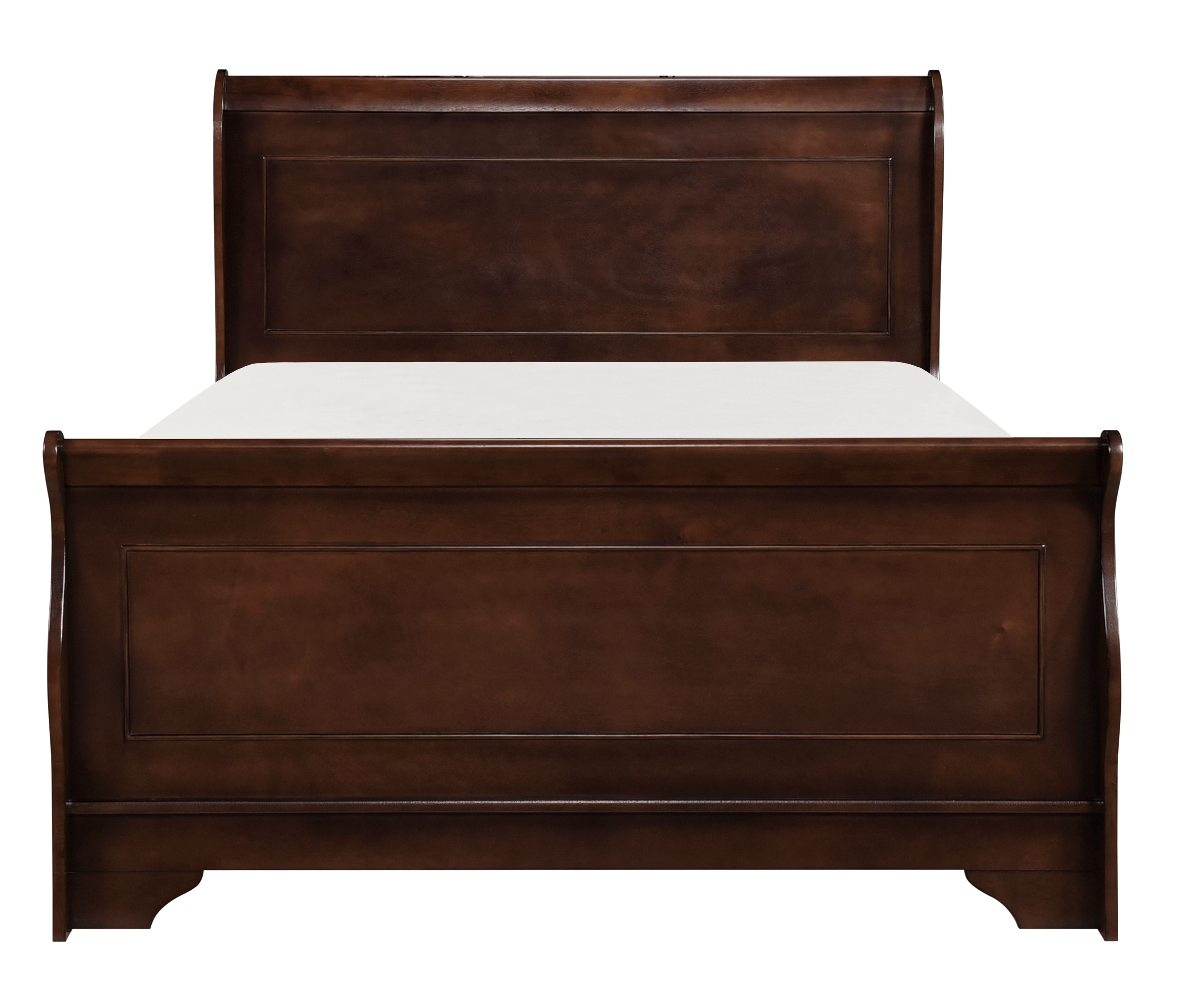 Abbeville Wood/Wood Veneer Sleigh Bed