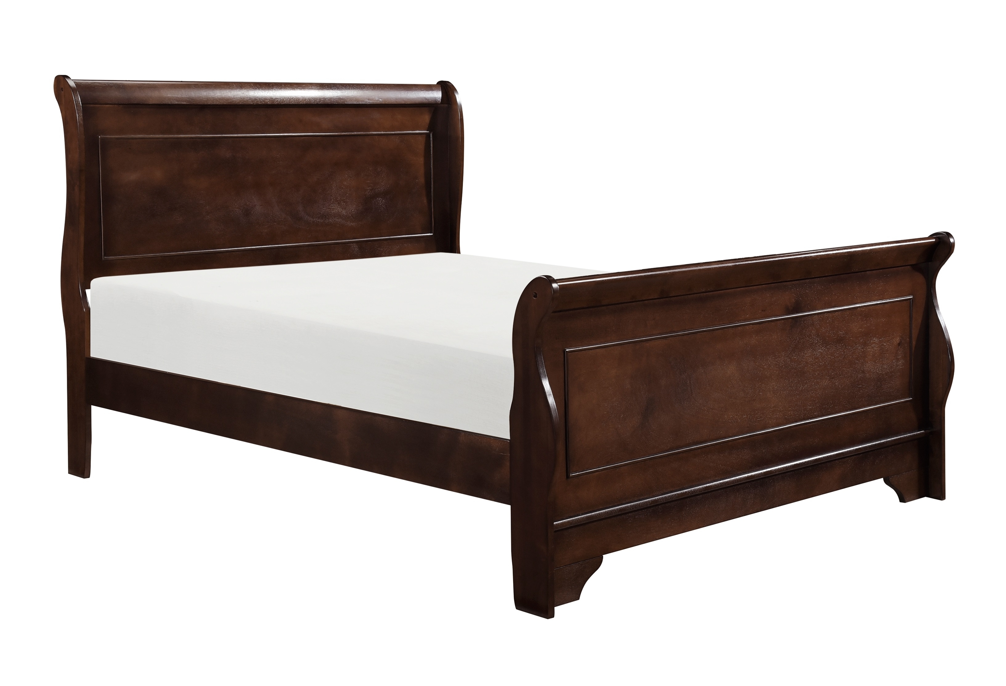 Abbeville Wood/Wood Veneer Sleigh Bed