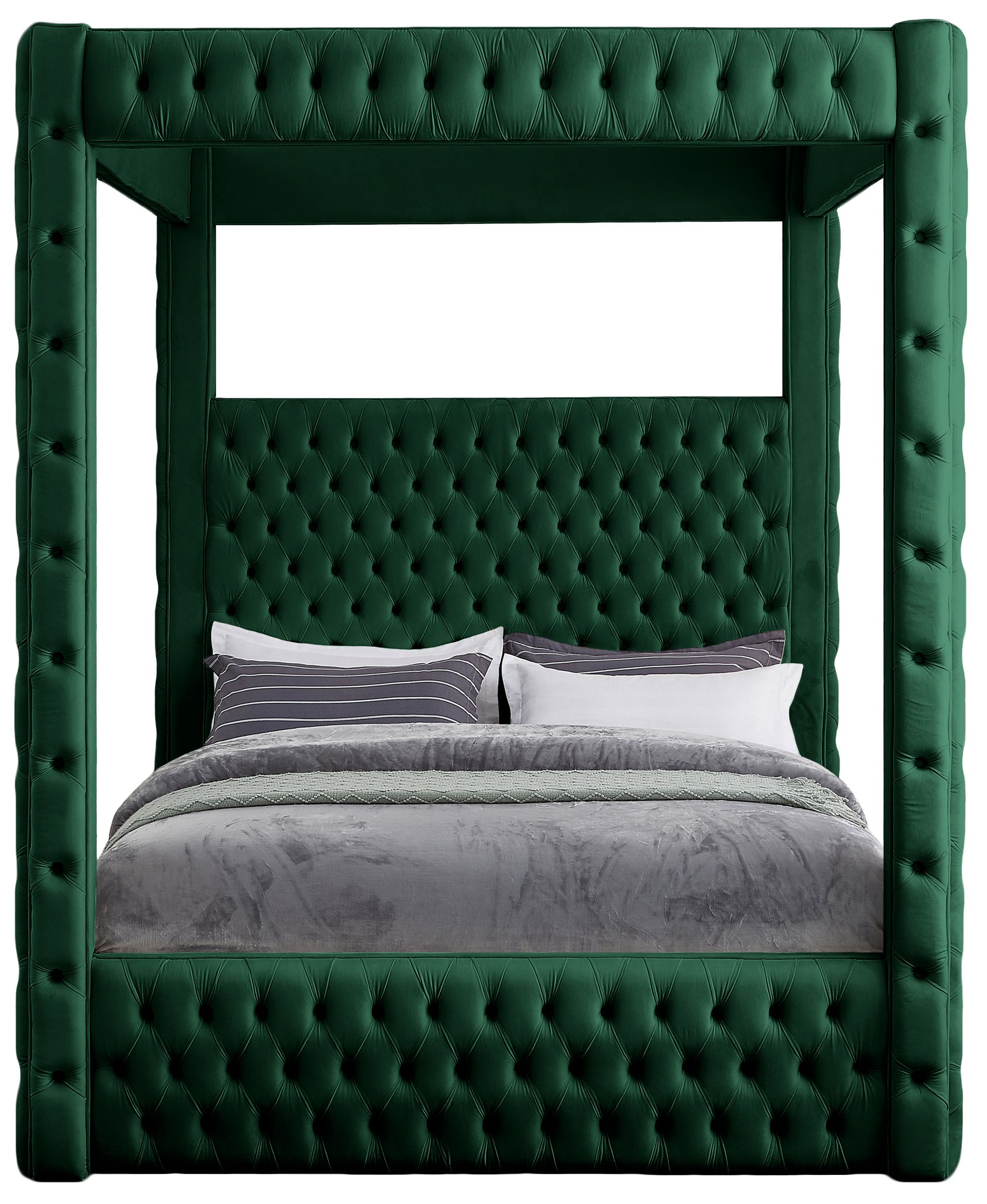 Royal Velvet King Size Canopy Bed