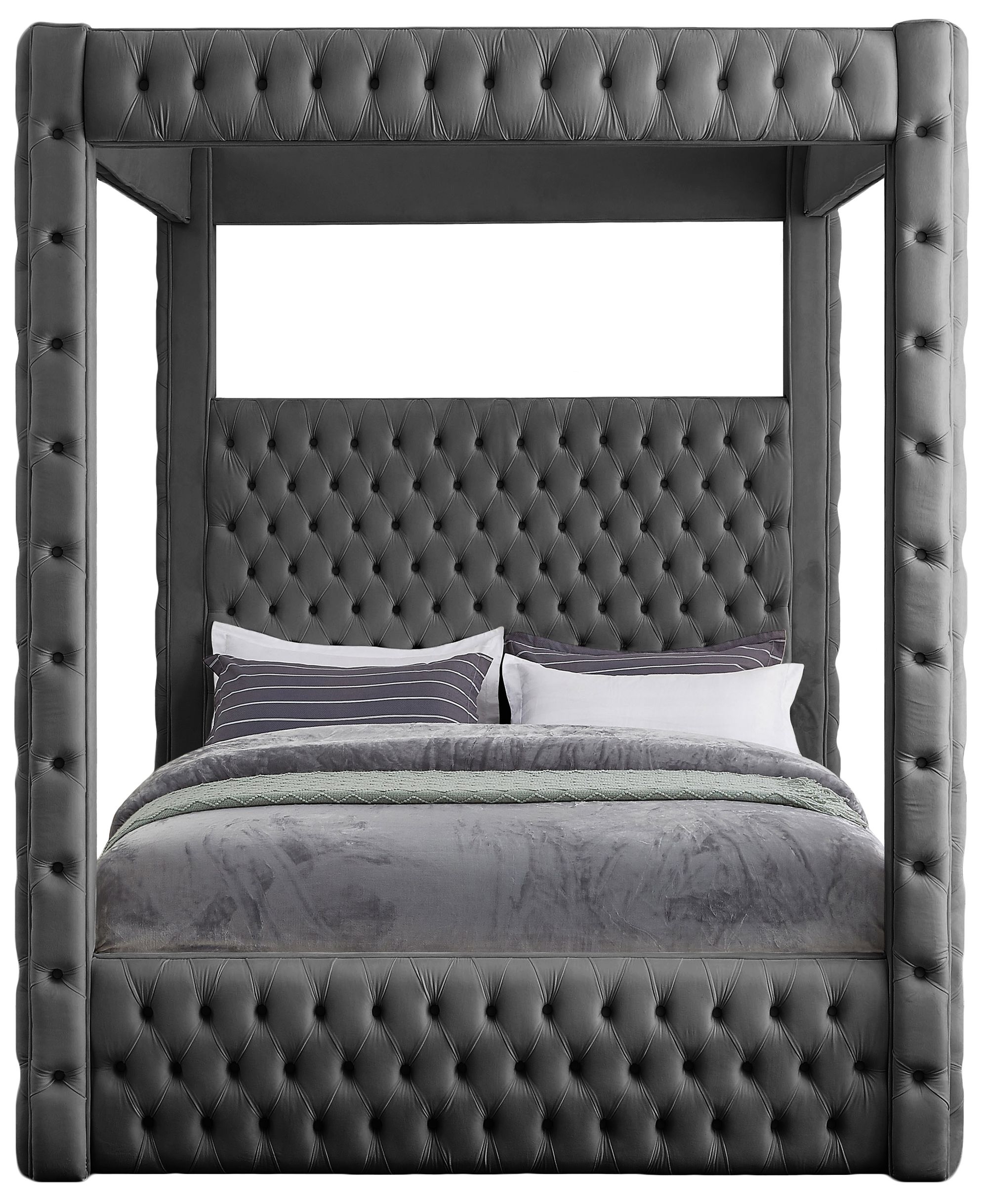Royal Velvet Canopy Bed