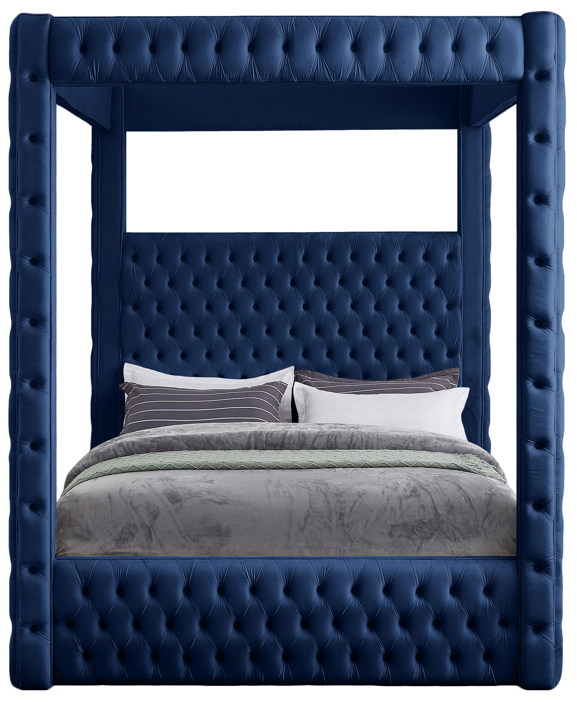 Royal Velvet Queen Size Canopy Bed