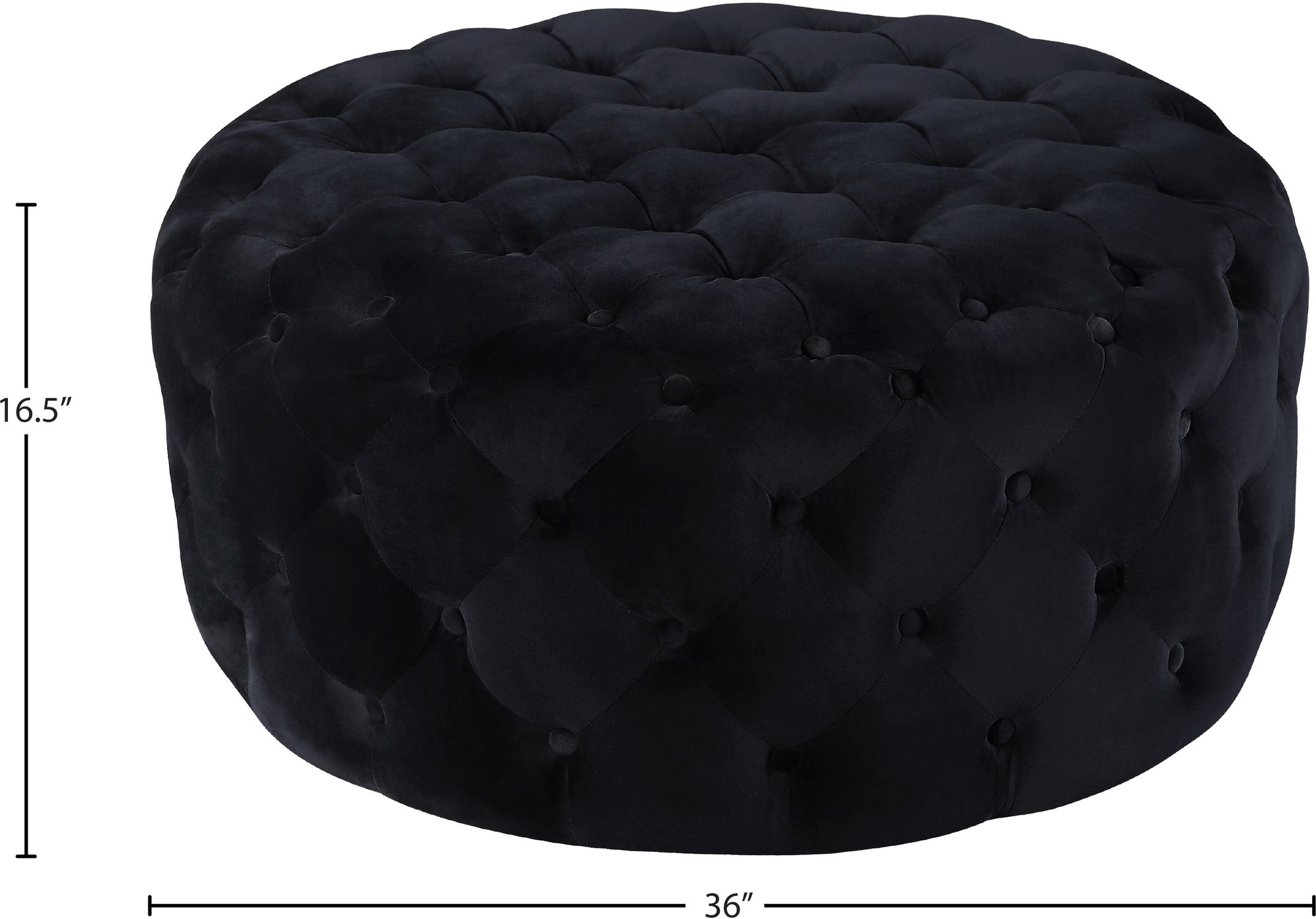 Addison Velvet Ottoman/Bench