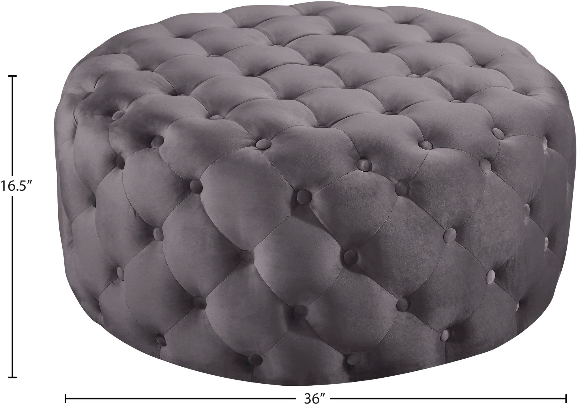 Addison Velvet Ottoman/Bench