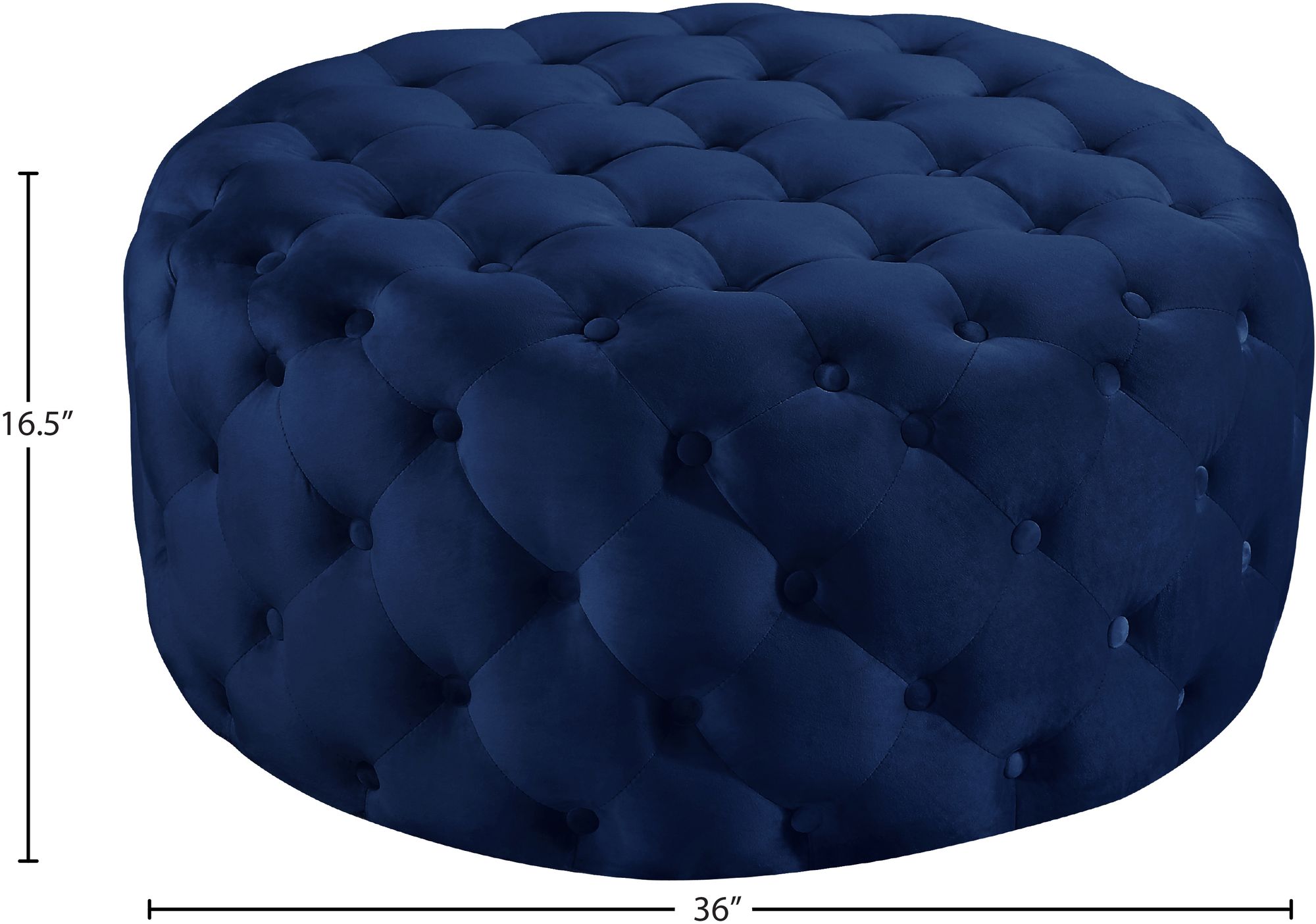 Addison Velvet Ottoman/Bench
