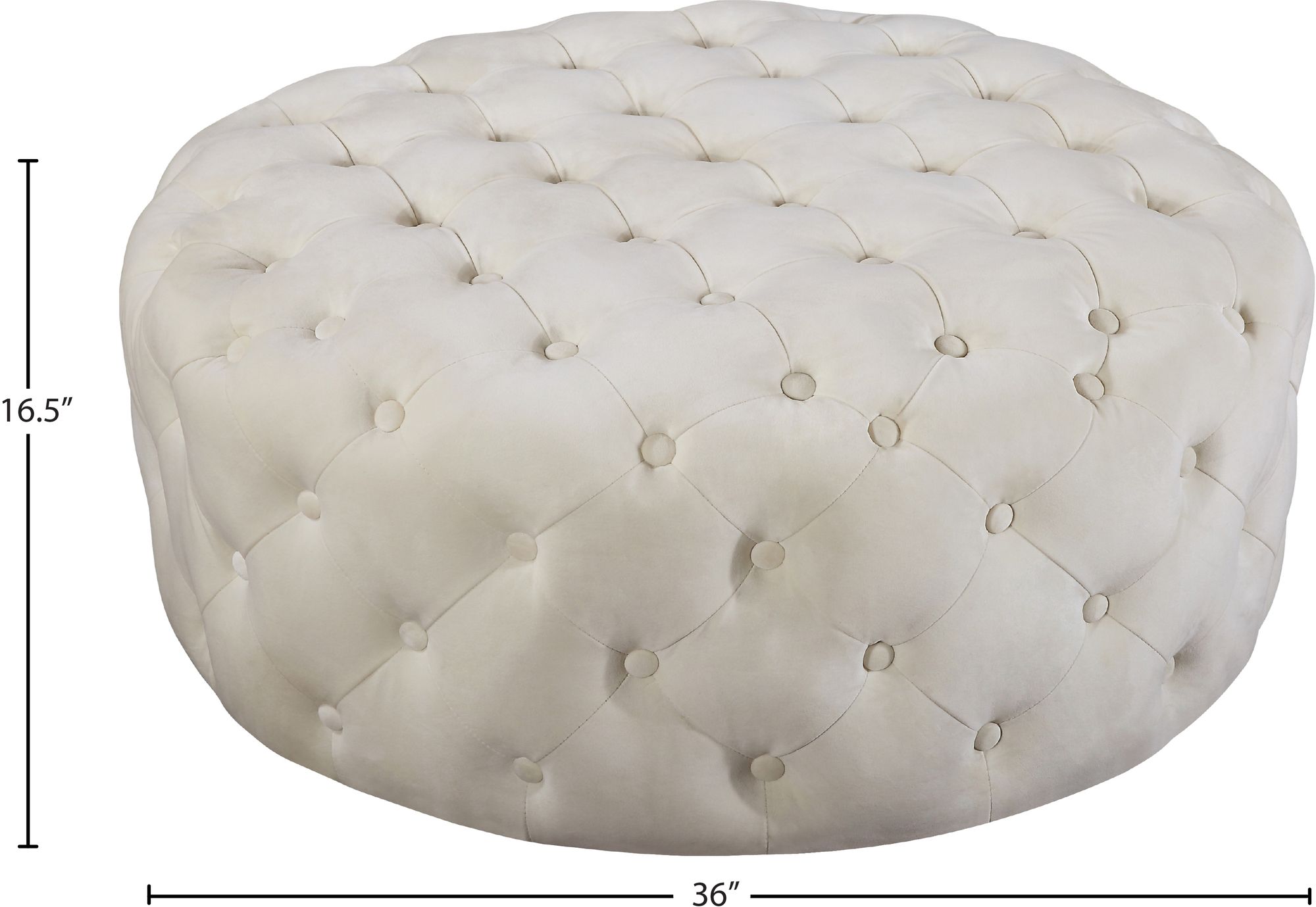 Addison Velvet Ottoman/Bench