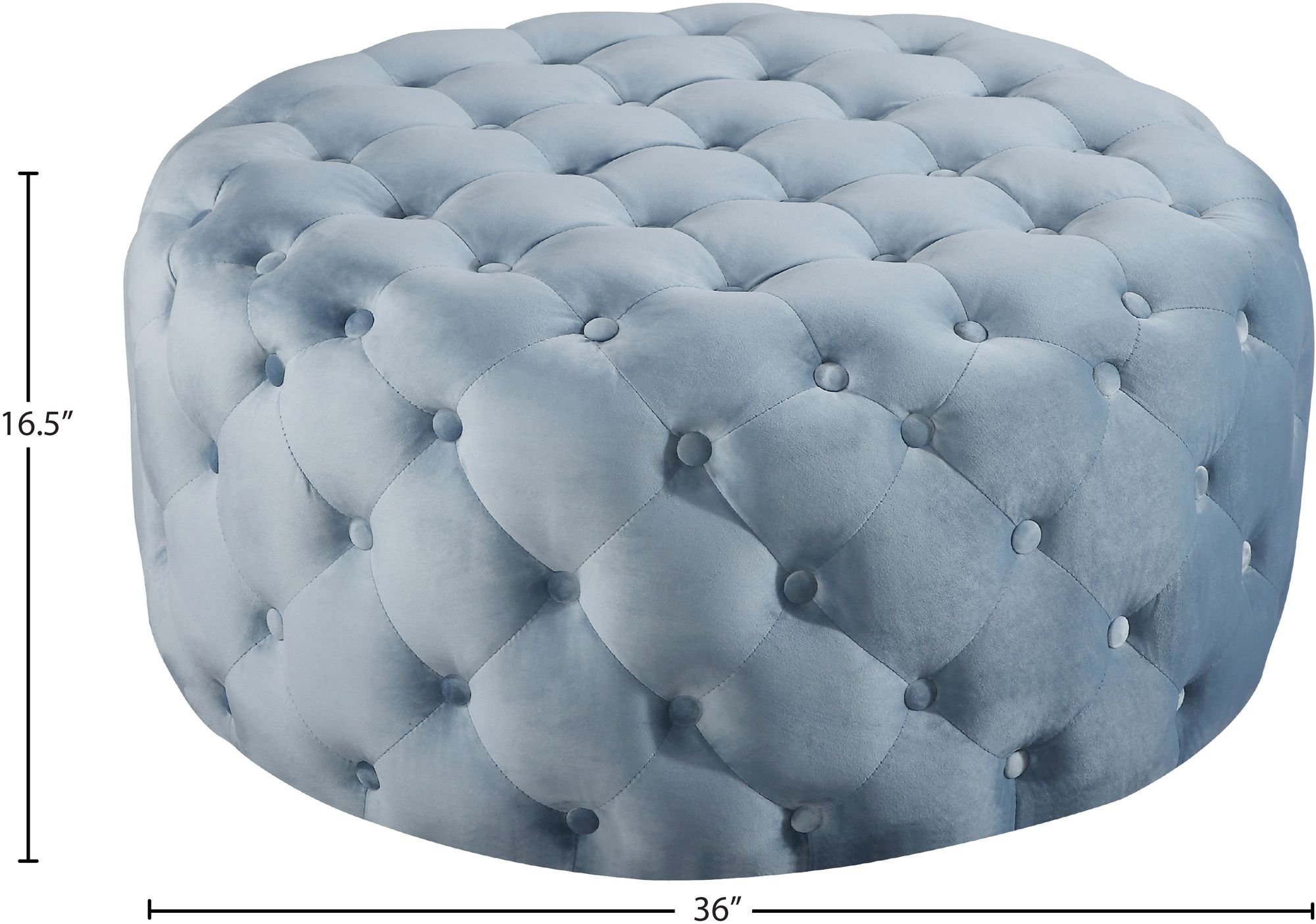 Addison Velvet Ottoman/Bench