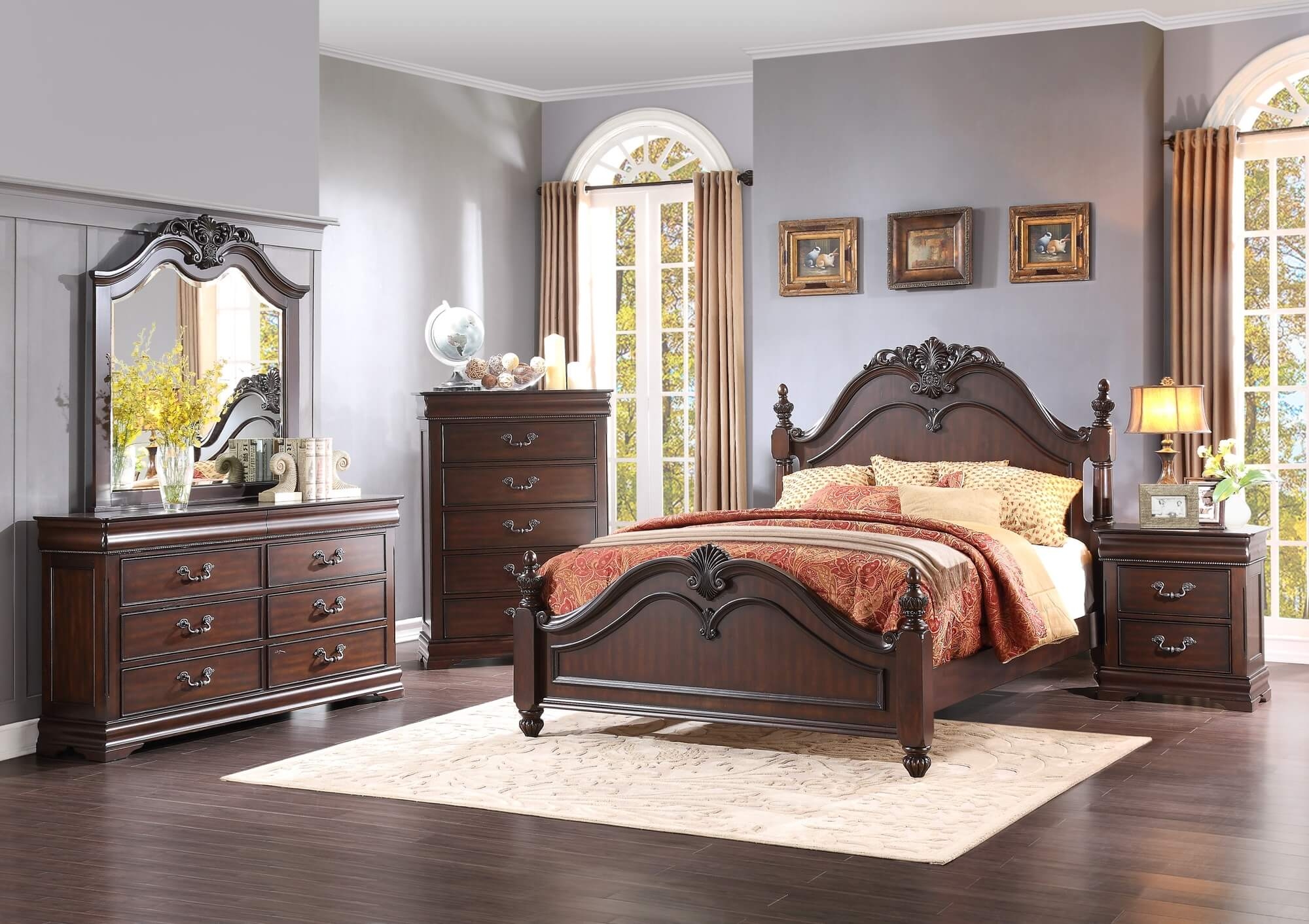 Mont Belvieu Wood/Wood Bedroom Set