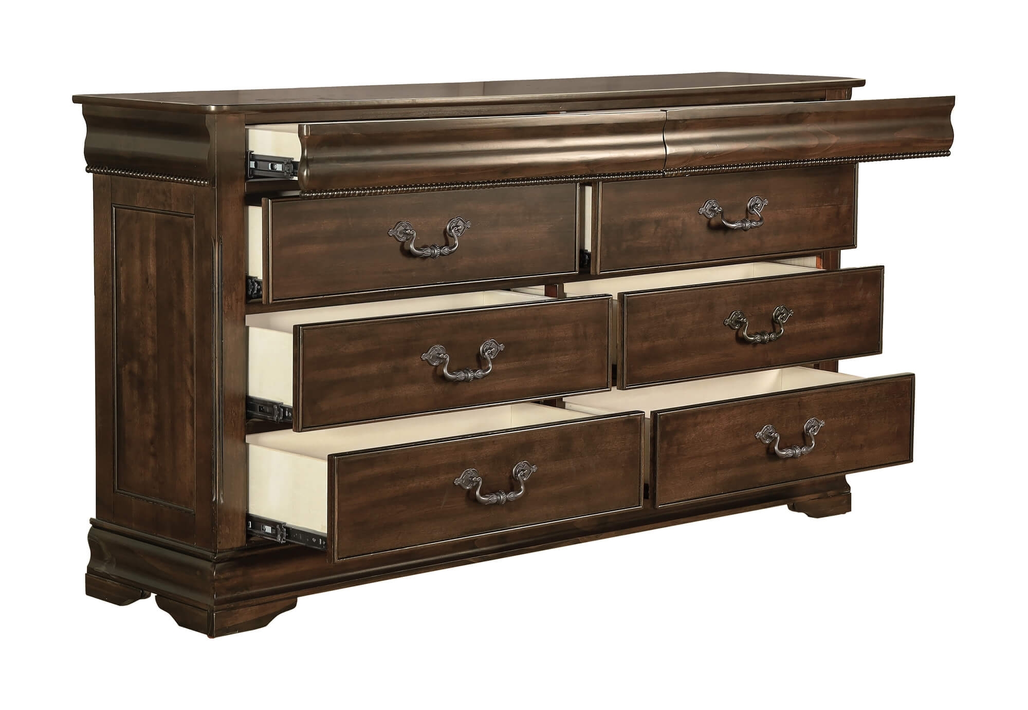 Mont Belvieu Wood/Wood Veneer Dresser w/ Hidden Drawers