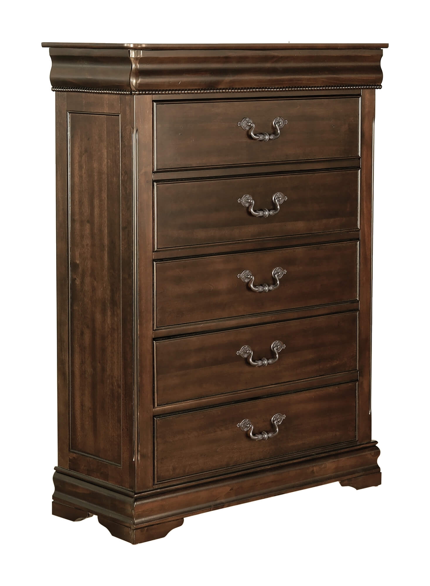 Mont Belvieu Wood/Wood Veneer Chest w/ Hidden Drawer