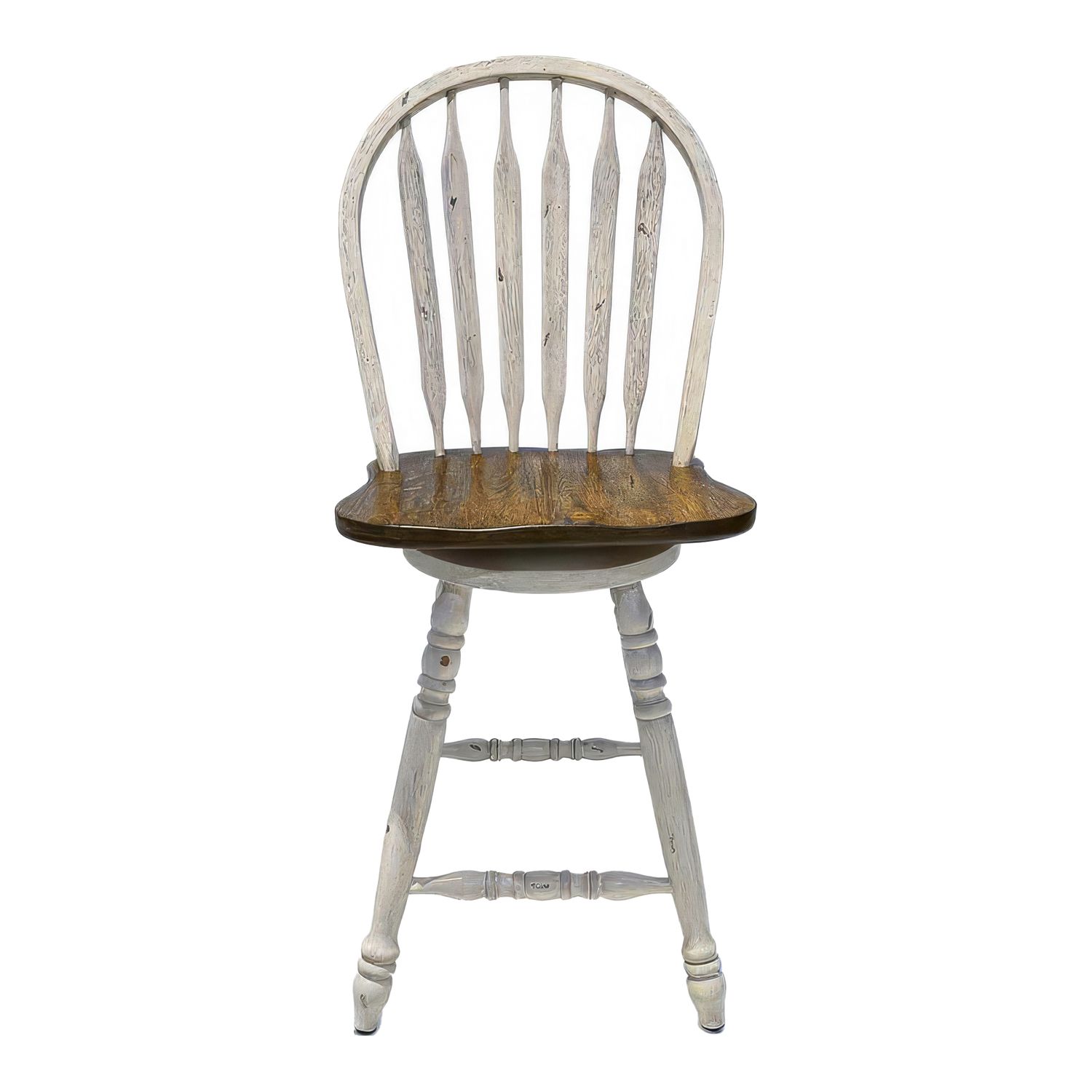 Carolina Crossing Windsor Wood Swivel Counter Chair