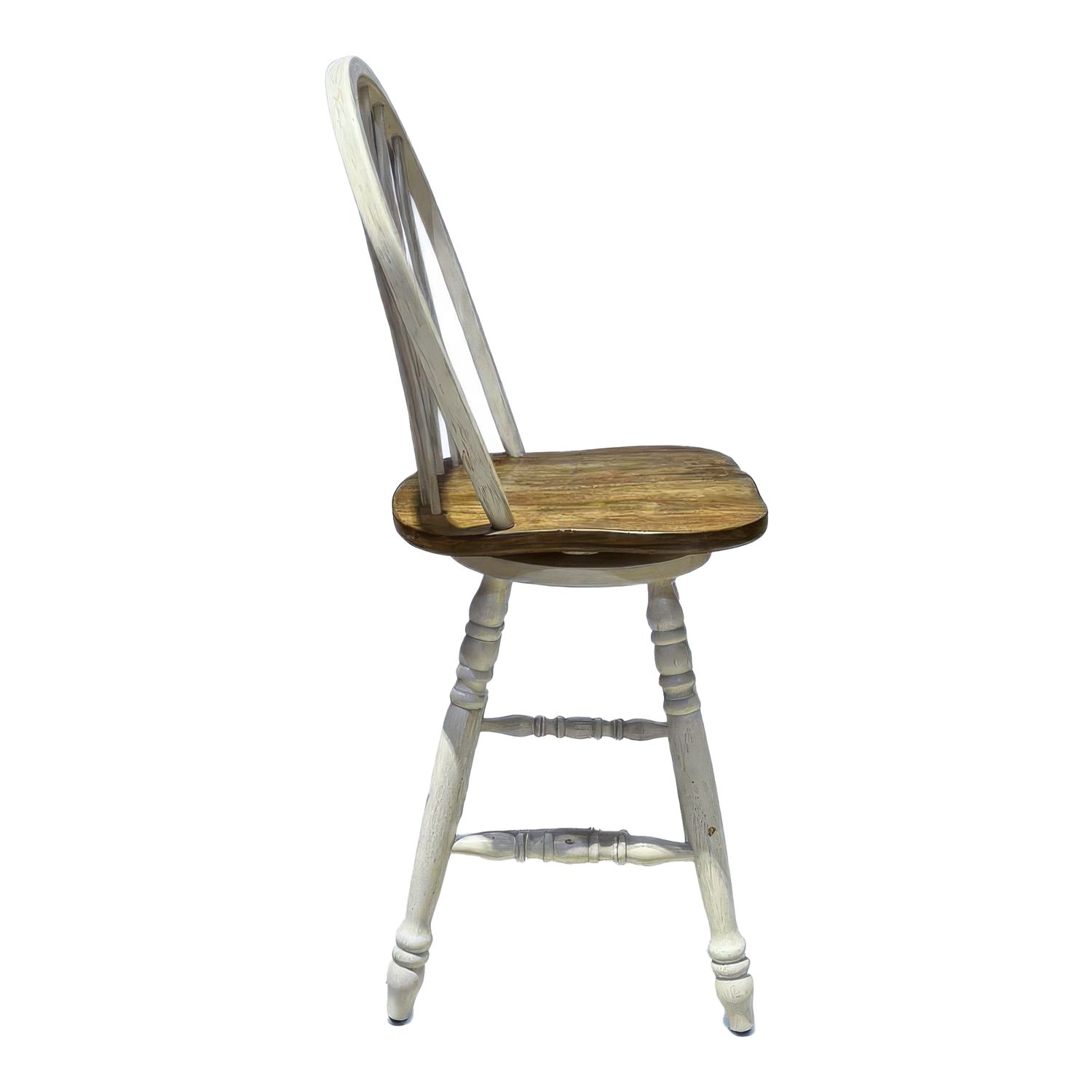 Carolina Crossing Windsor Wood Swivel Counter Chair