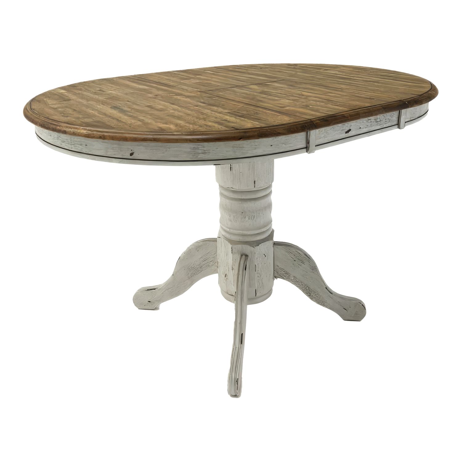 Carolina Crossing Oval Wood Extendable Gathering Dining Table
