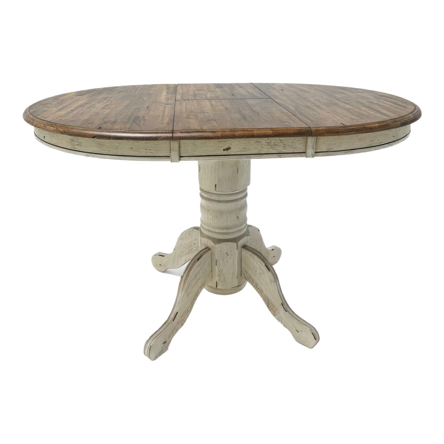 Carolina Crossing Extendable Gathering Dining Set | White