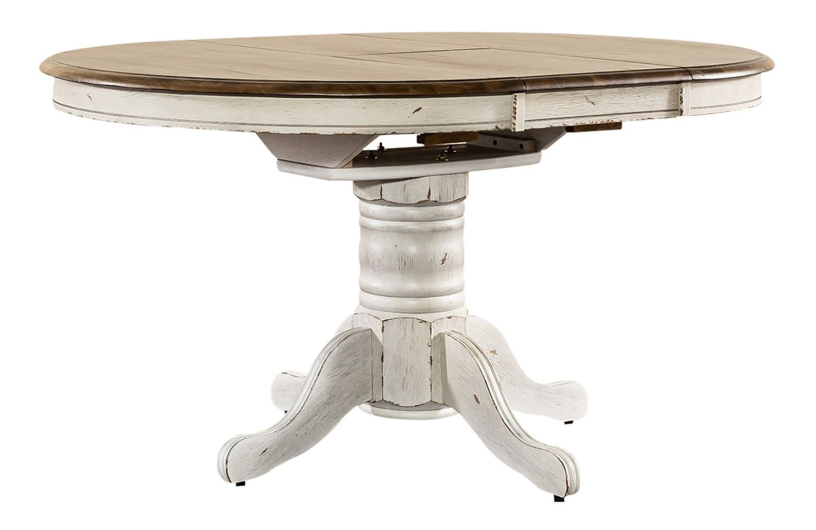Carolina Crossing Extendable Dining Set | White & Honey