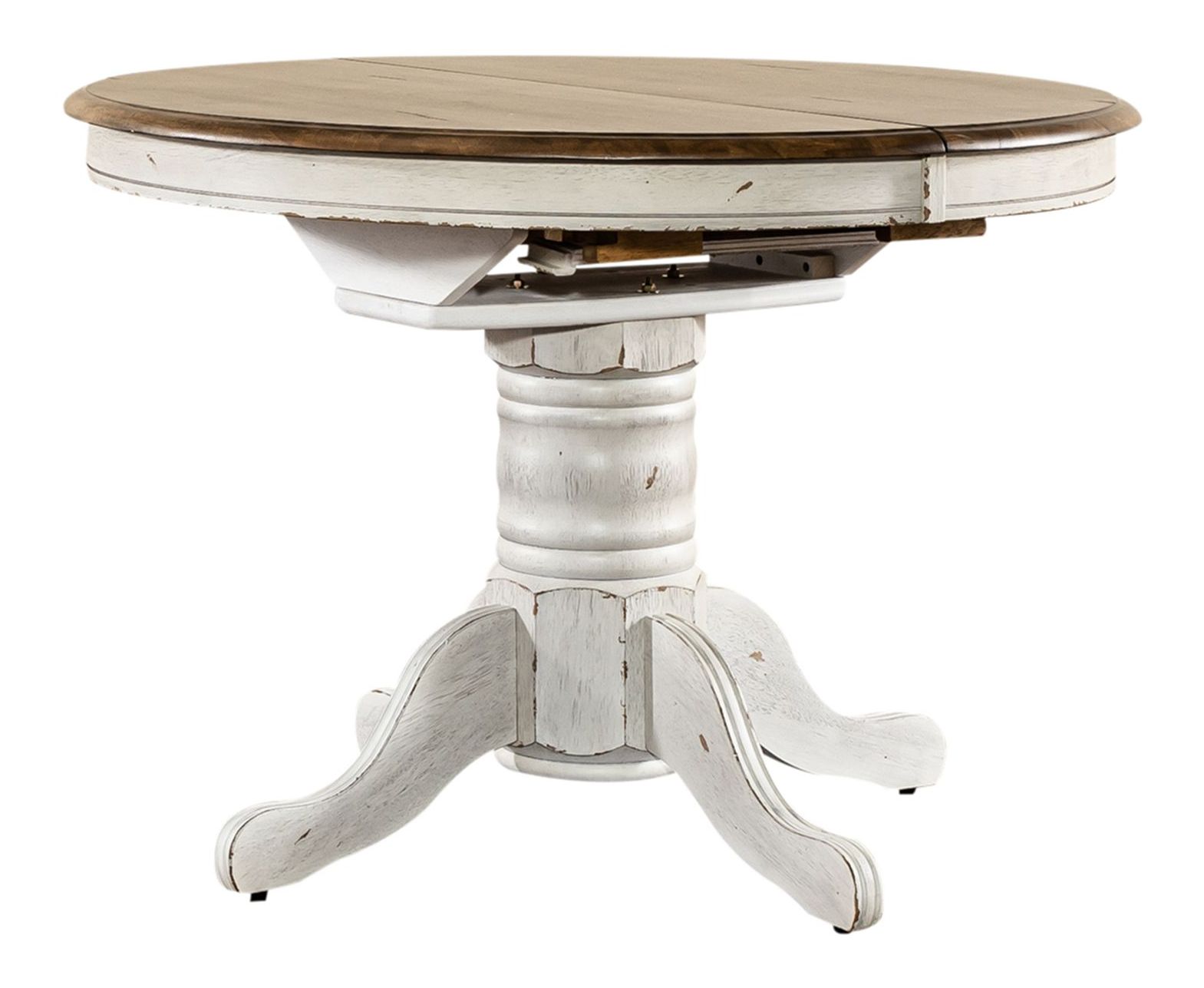 Carolina Crossing Extendable Dining Set | White & Honey