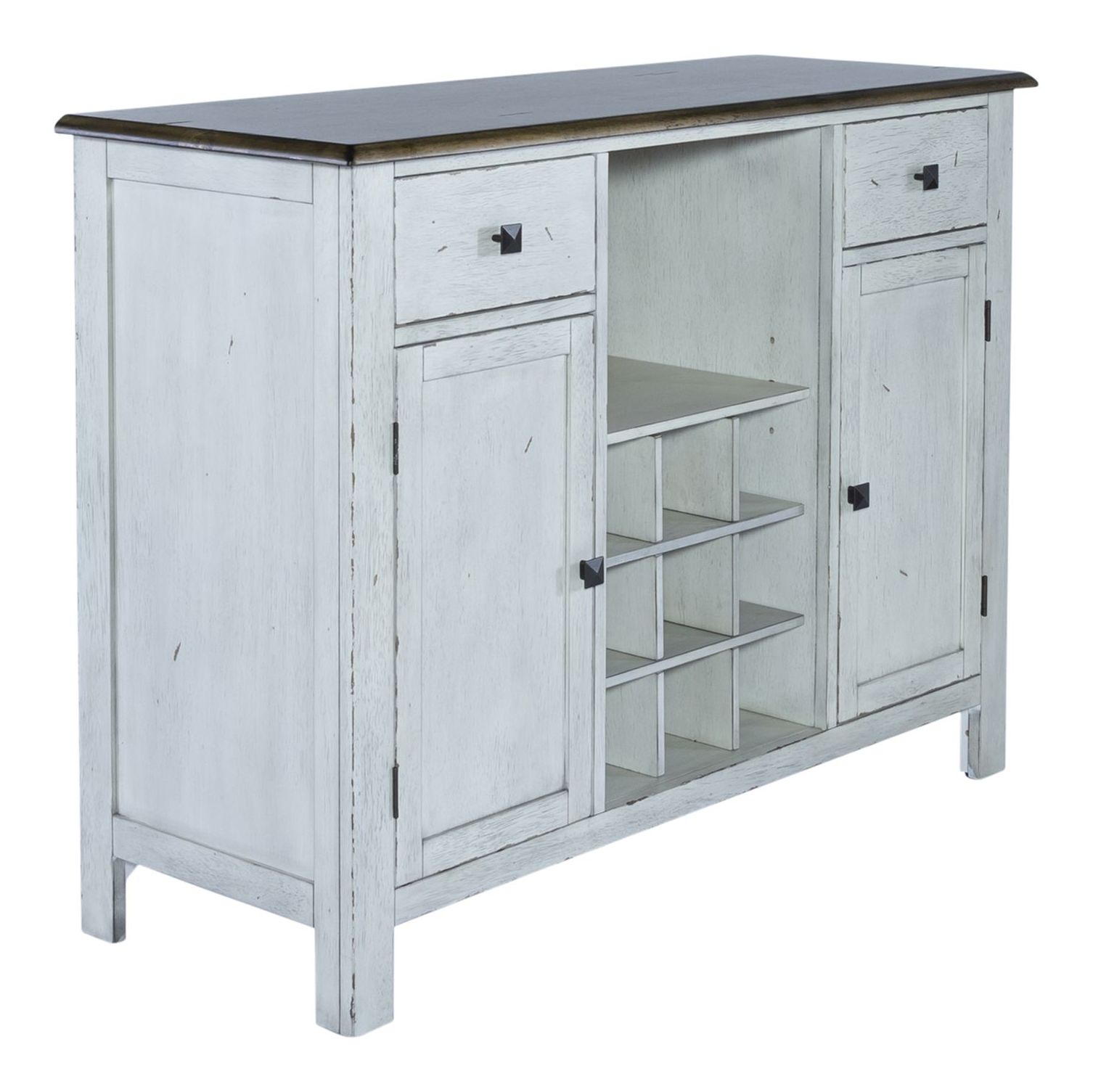 Carolina Crossing Extendable Dining Set | White & Honey