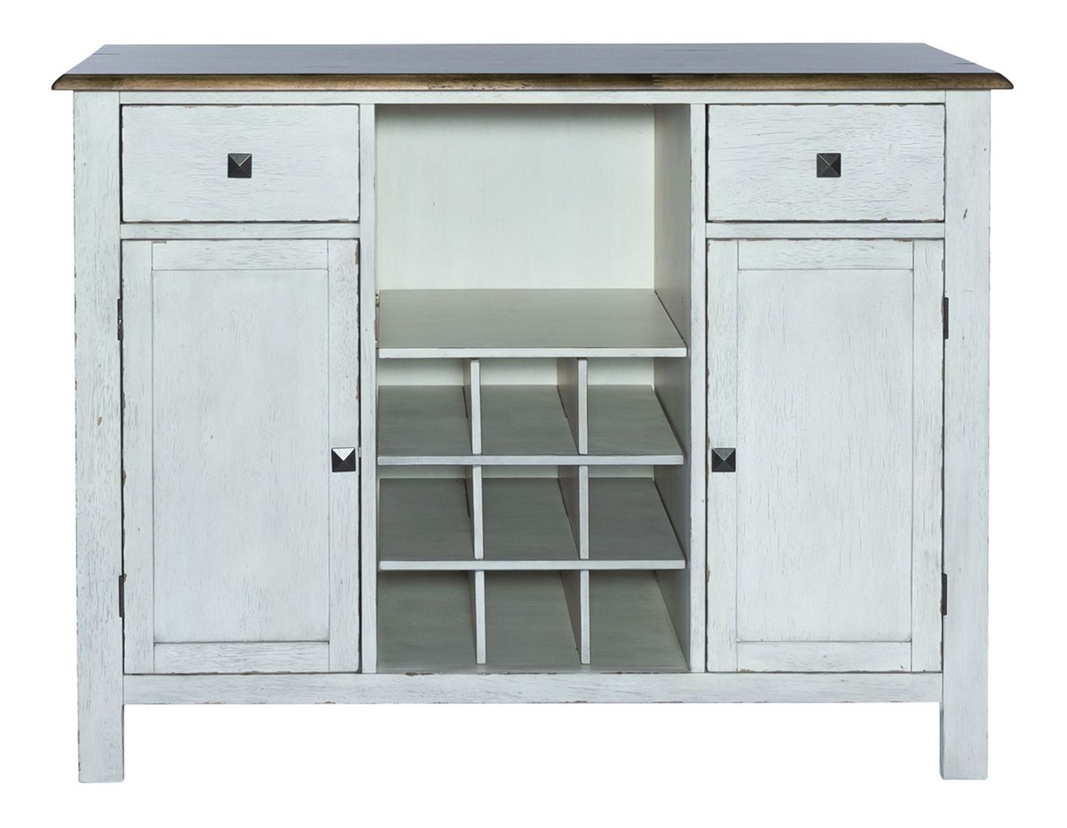 Carolina Crossing Extendable Dining Set | White & Honey